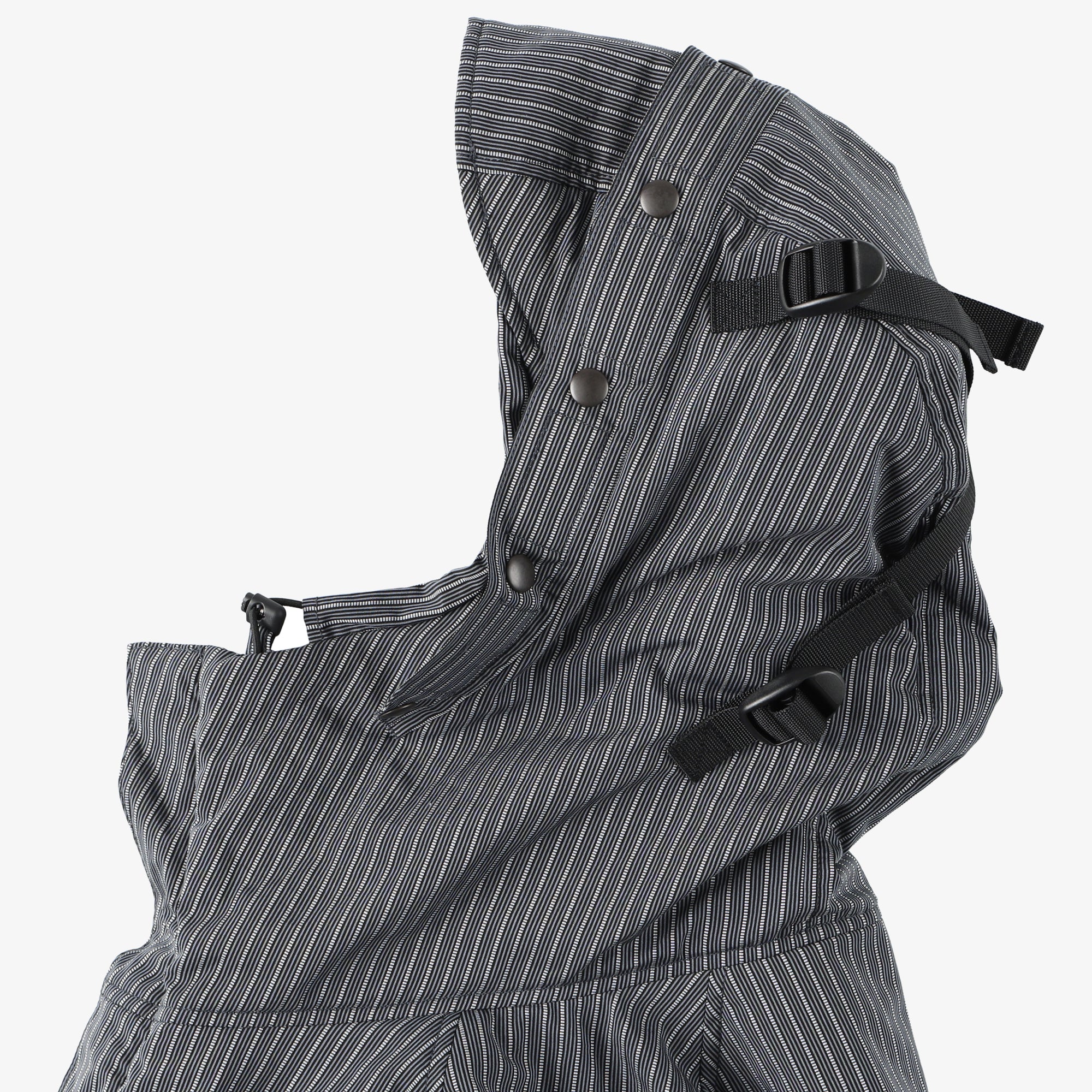 CJ008-DS CORONA x Post O’Alls G-1 Parka : dobby stripe w/Thinsulate silver