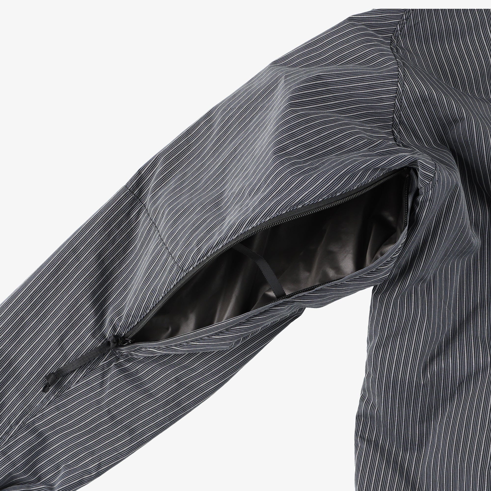 CJ008-DS CORONA x Post O’Alls G-1 Parka : dobby stripe w/Thinsulate silver