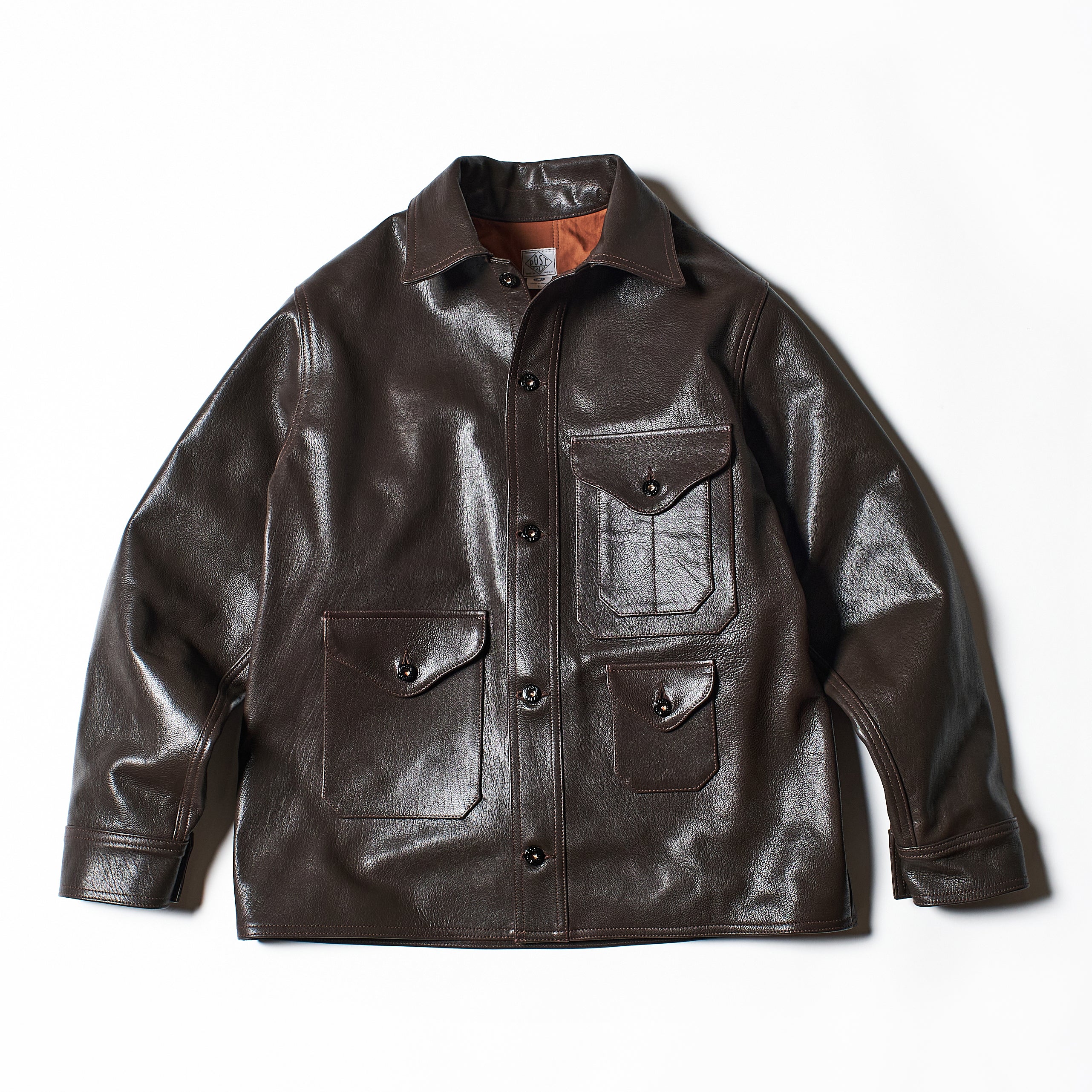 #2132-G2 CRUZER 8 : premium goatskin brown 