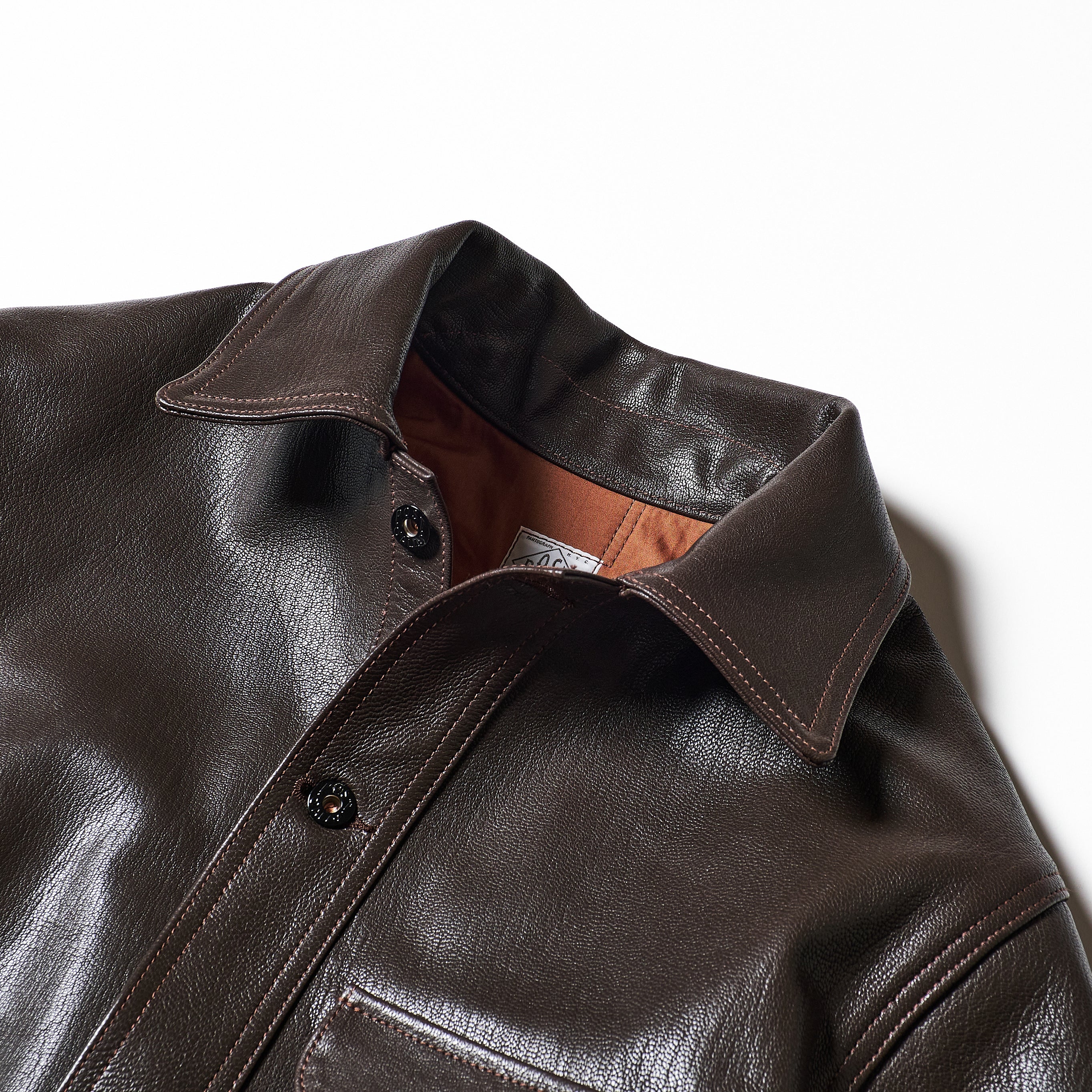 #2132-G2 CRUZER 8 : premium goatskin brown 