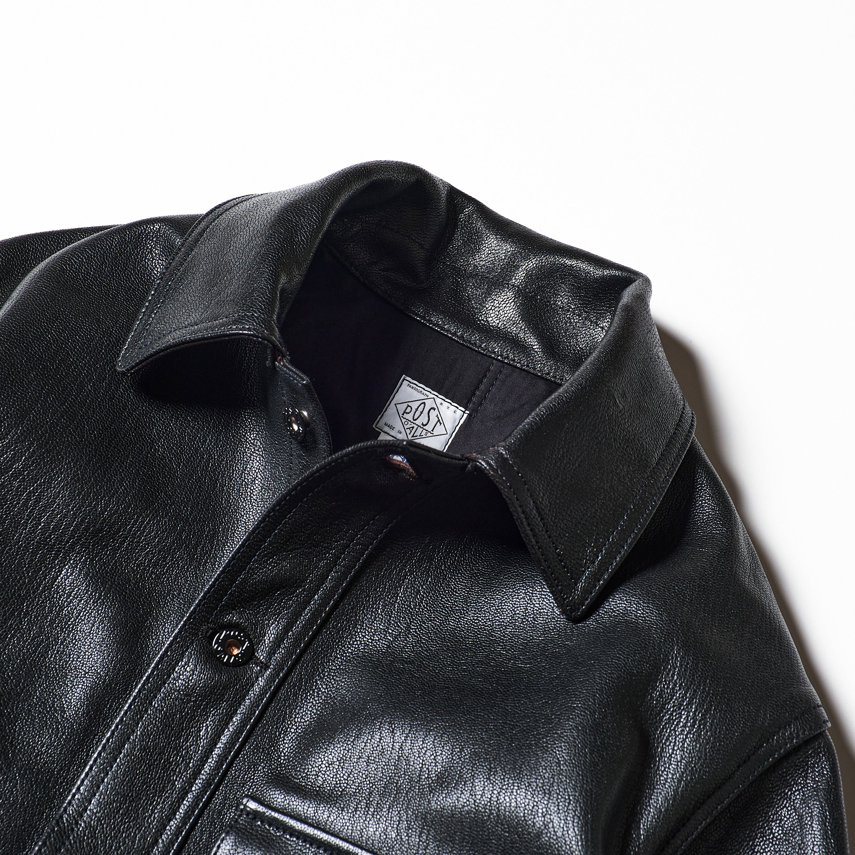 #2132-G1 CRUZER 8 : premium goatskin black 