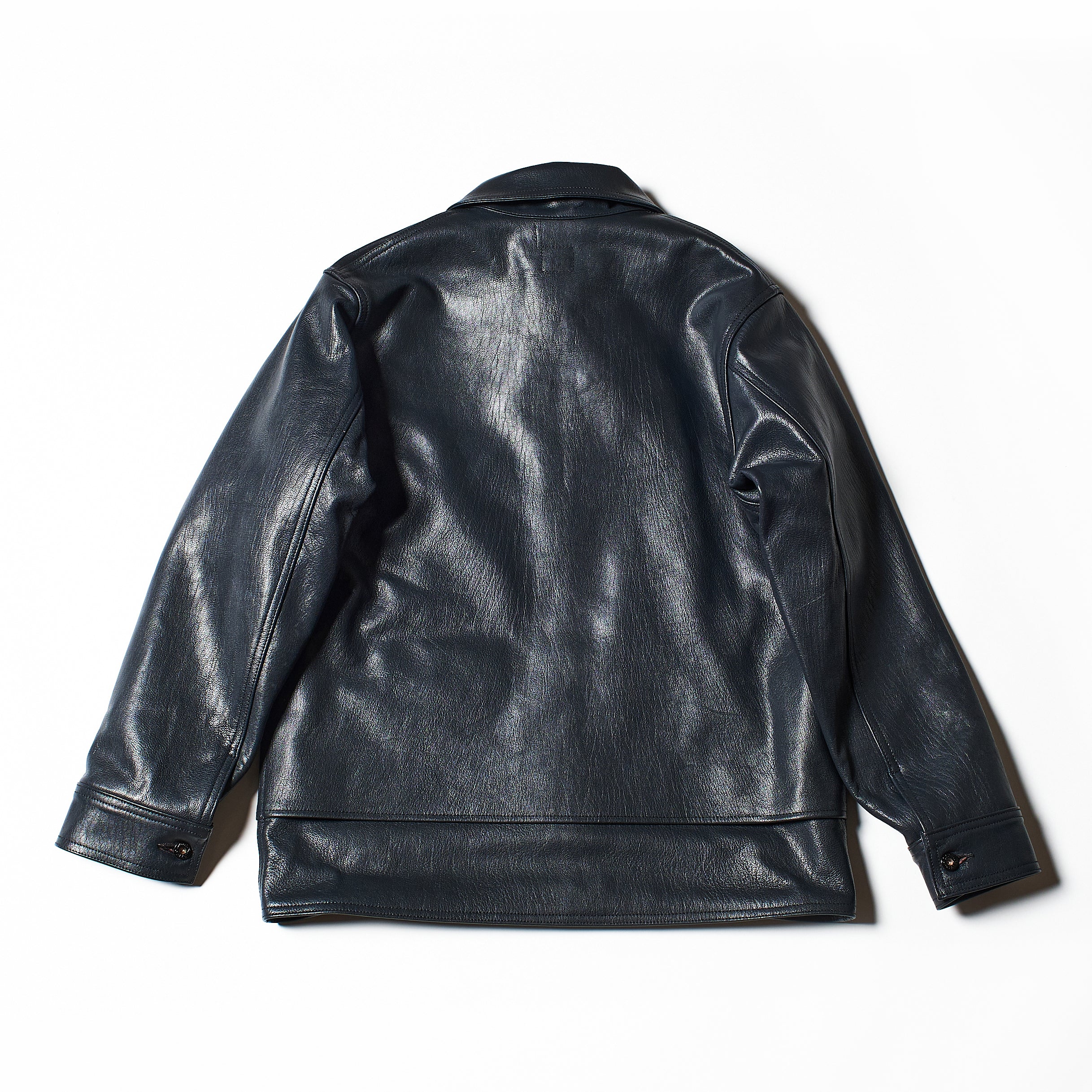 #2132-G3 CRUZER 8 : premium goatskin navy 