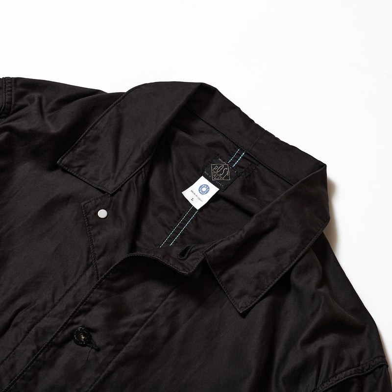 1106 3 Pocket Jacket CS : cotton sateen faded black