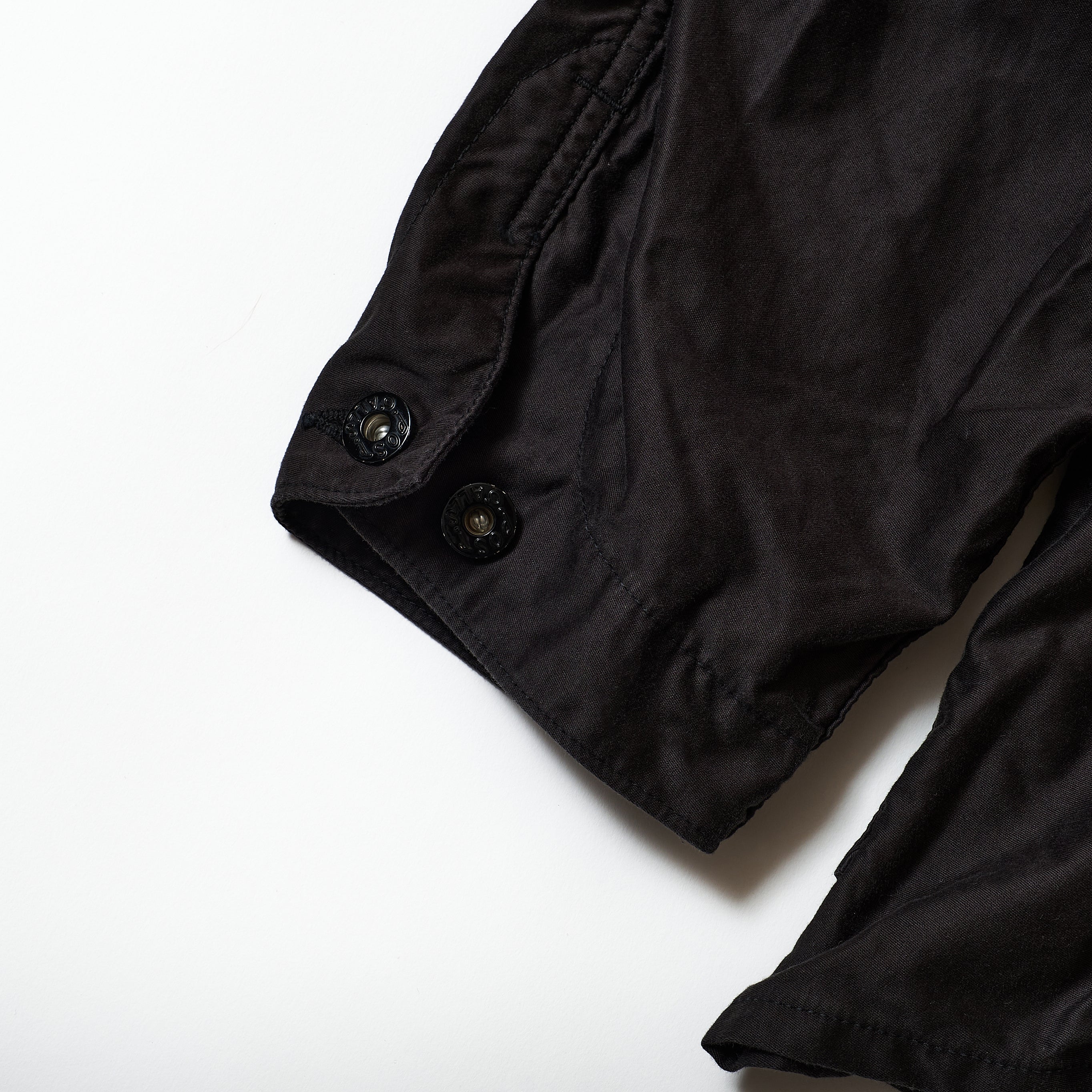 1106 3 Pocket Jacket CS : cotton sateen faded black 