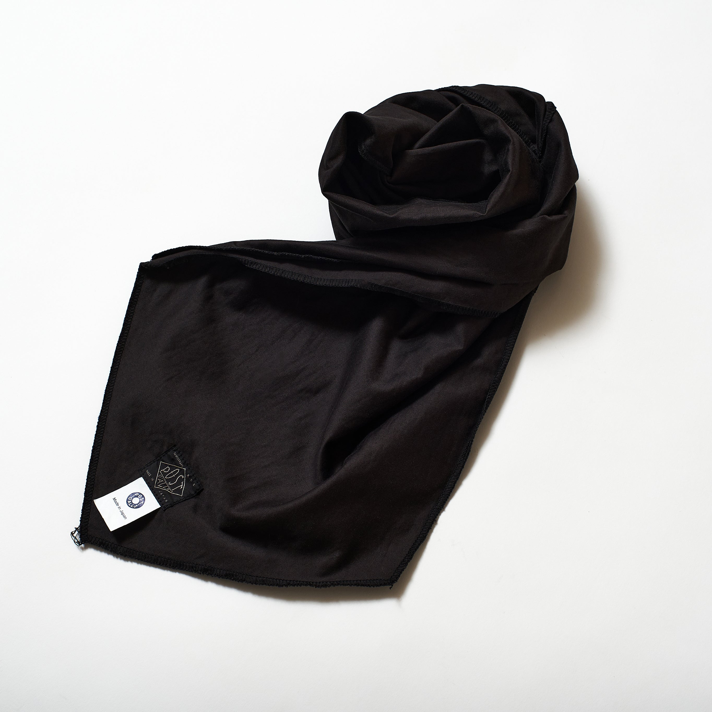 #3906-CS EZ Scarf : cotton sateen faded black 