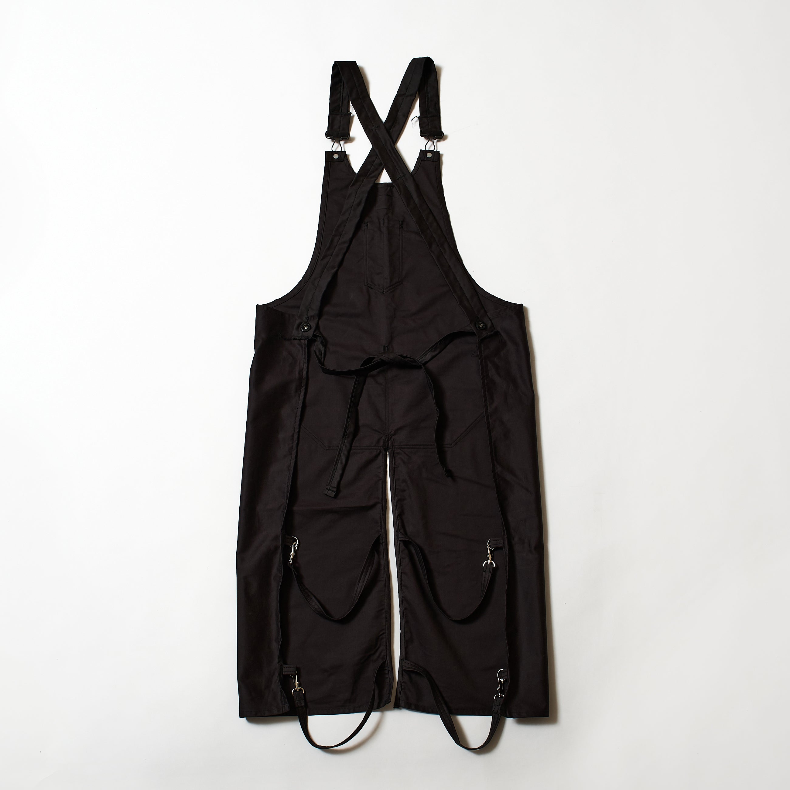 #3801-CS POST Apron #1 : cotton sateen faded black
