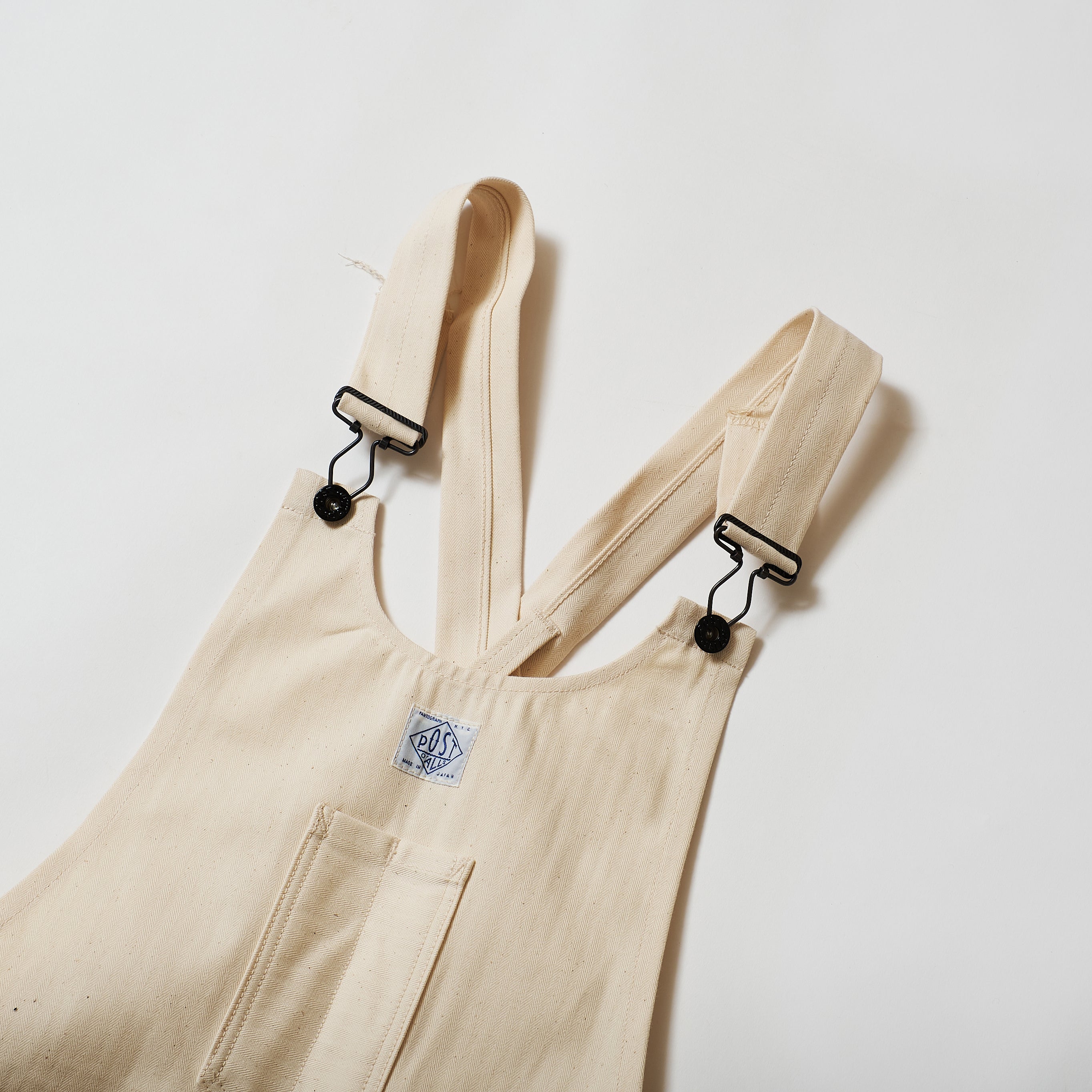 #3802-HBTN POST Apron #2 : cotton HBT natural