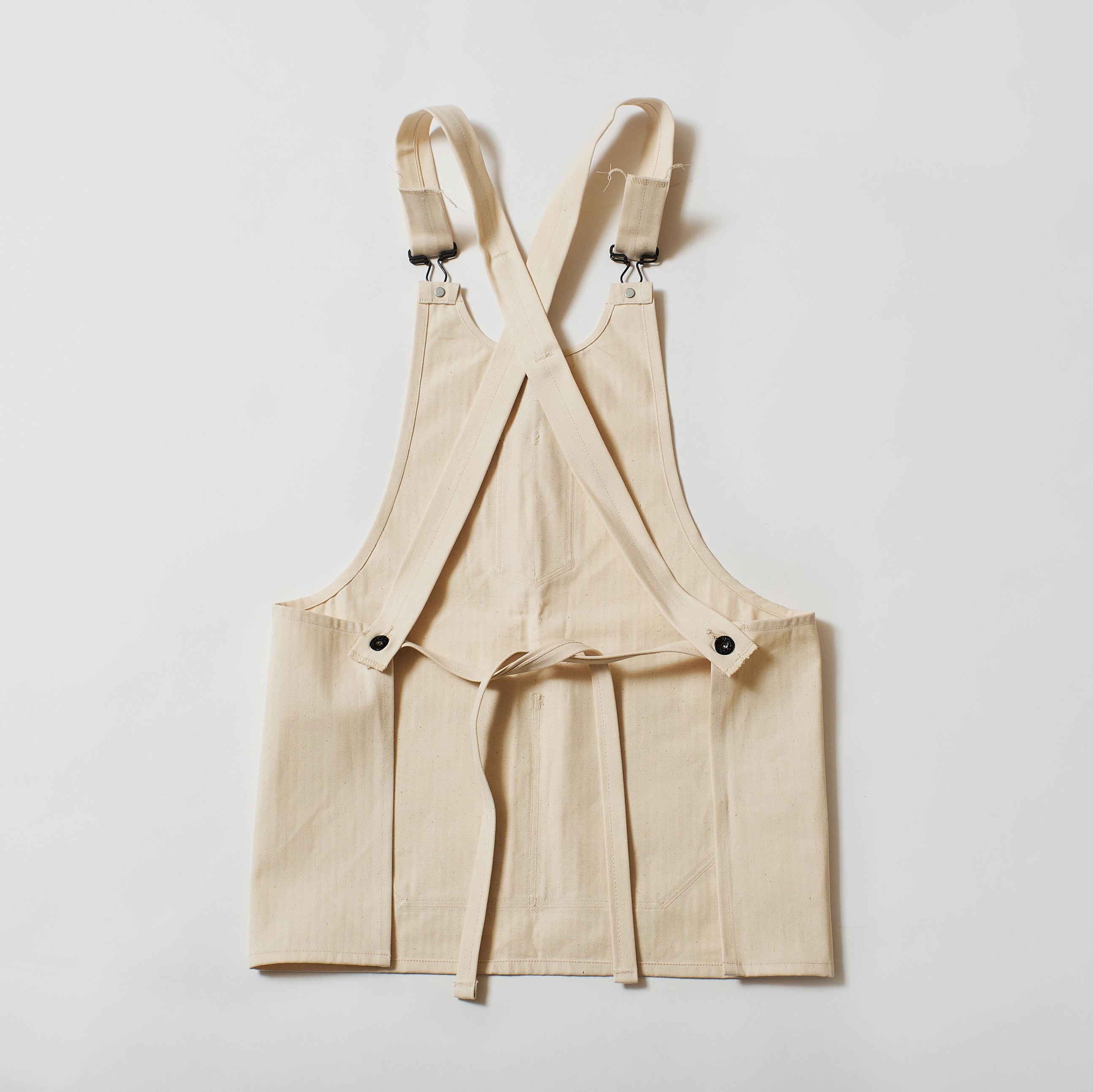 #3802-HBTN POST Apron #2 : cotton HBT natural