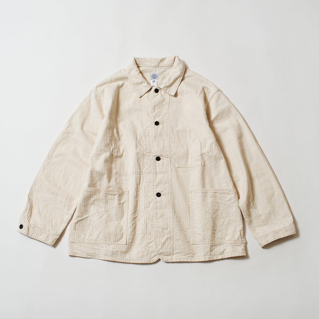 1106 3 Pocket Jacket HBTN : cotton HBT natural – POST OʼALLS