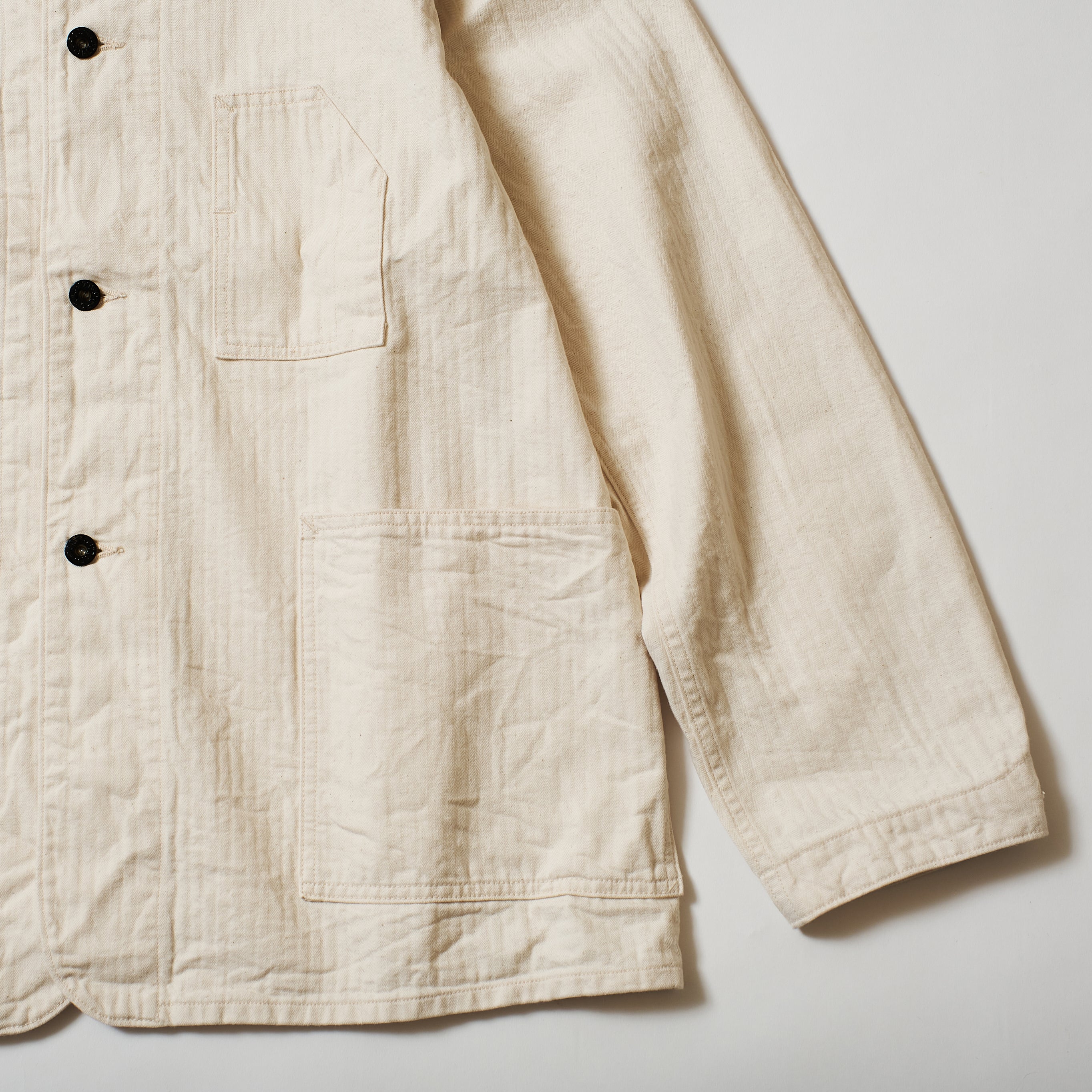 1106 3 Pocket Jacket HBTN : cotton HBT natural 