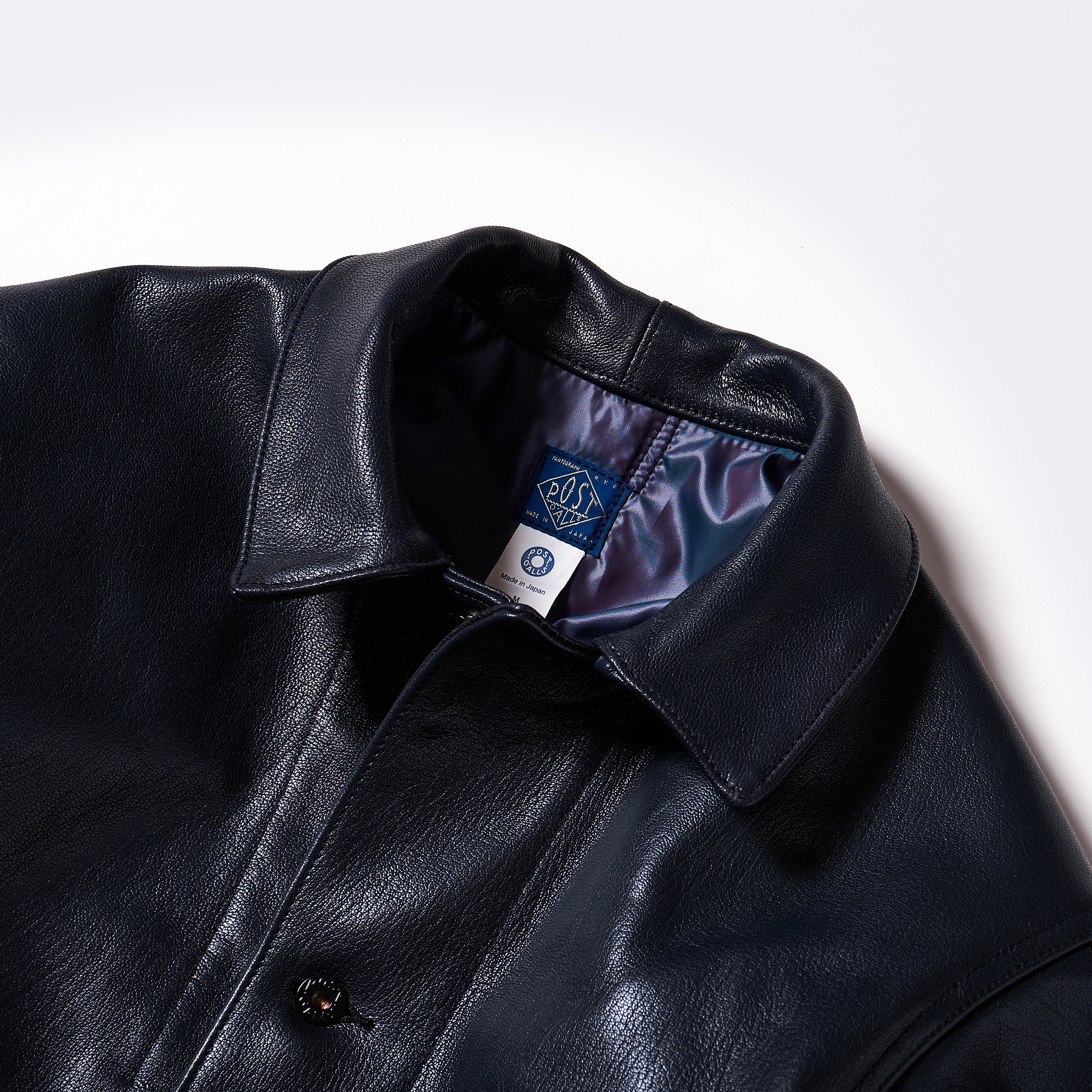 #1111-G3 De Luxe Railroader : premium goatskin navy