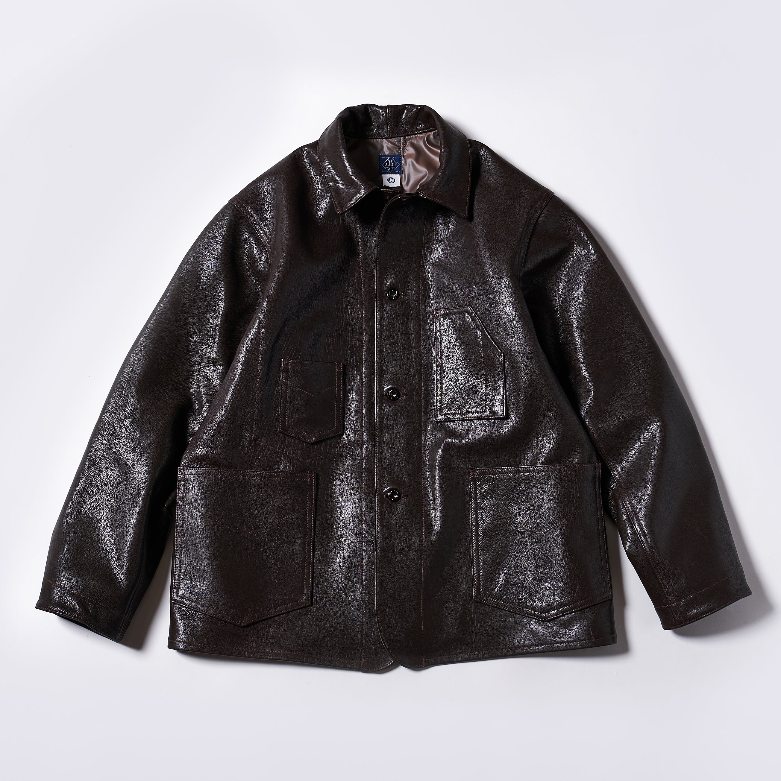#1111-G2 De Luxe Railroader : premium goatskin brown 