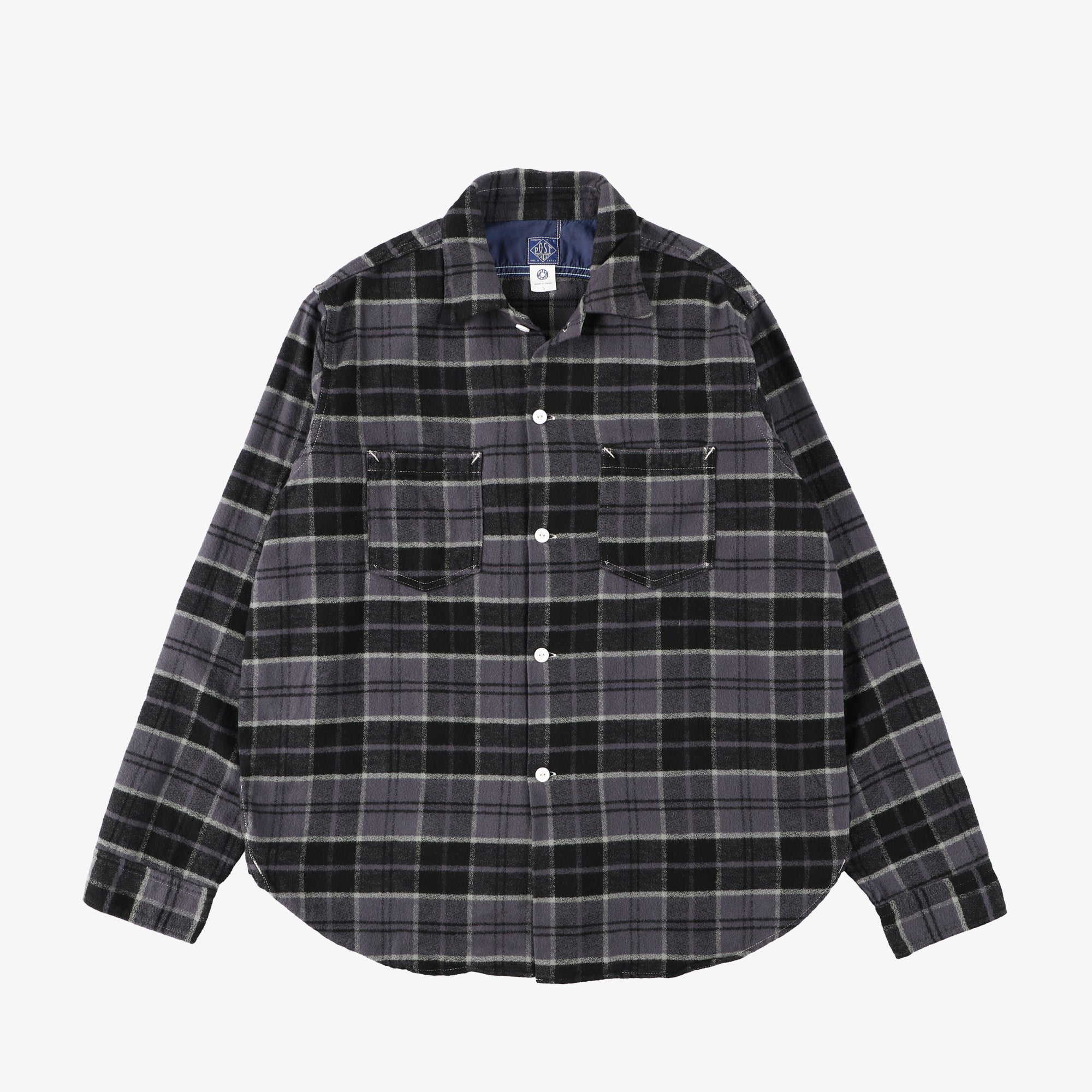#3205 E-Z Cruz R2PF2 / plaid flannel black x grey
