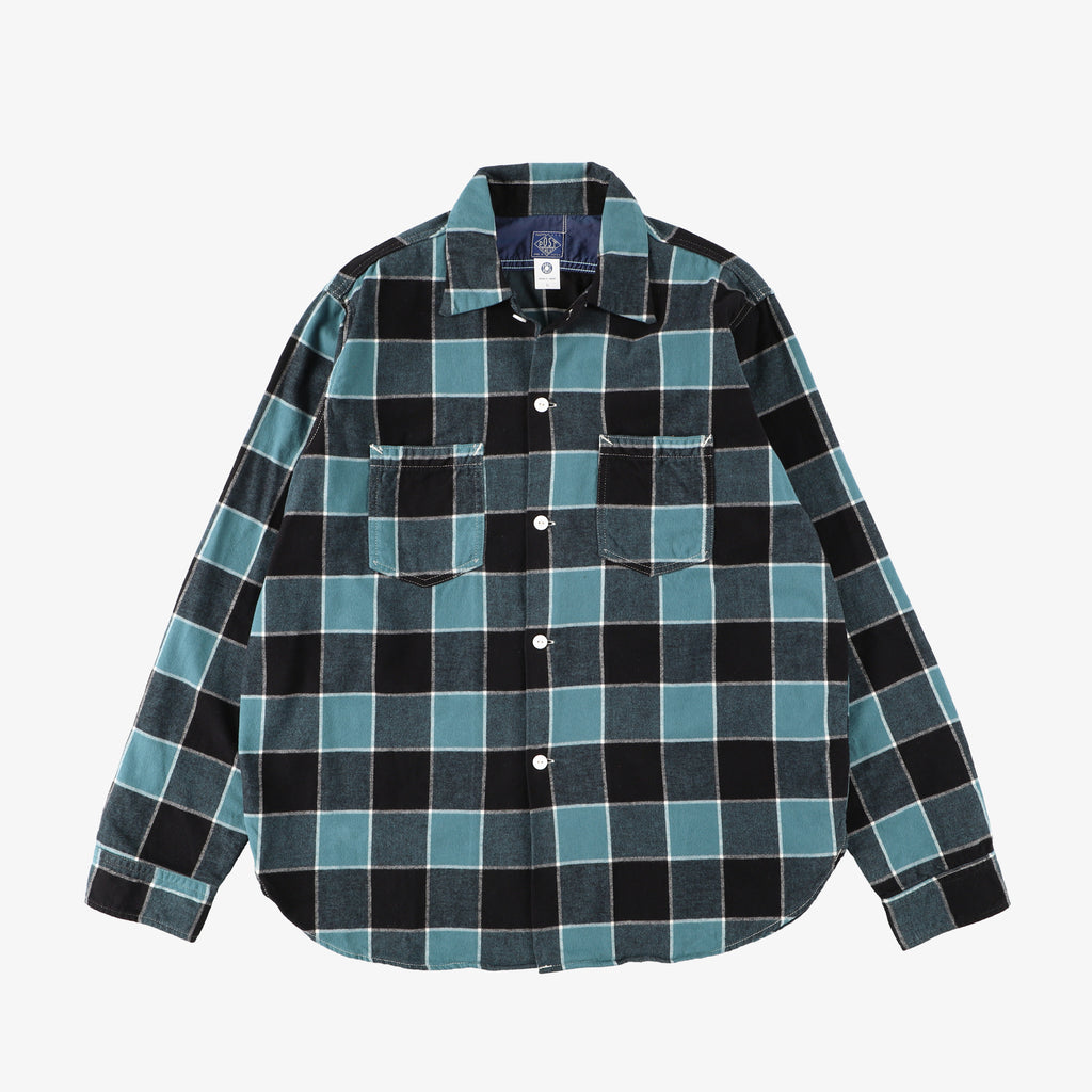3205 E-Z Cruz R2PF4 / plaid flannel green x black – POST OʼALLS