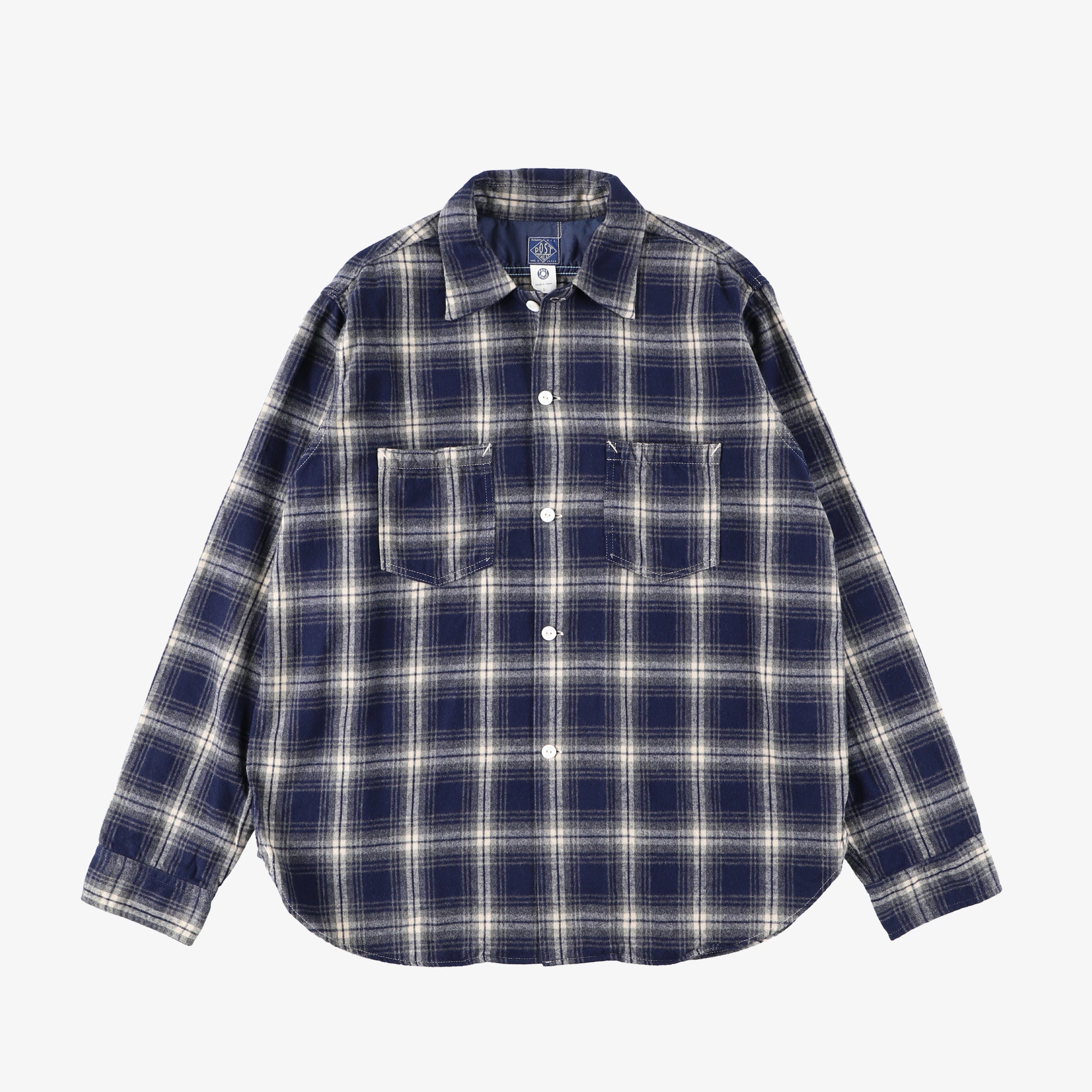 #3205 E-Z Cruz R2PF3 : plaid flannel navy x natural