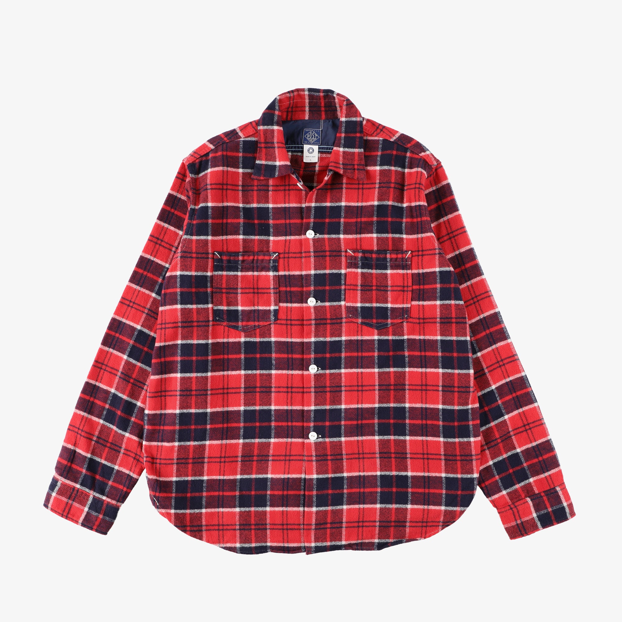 #3205 E-Z Cruz R2 PF1 / plaid flannel red x navy