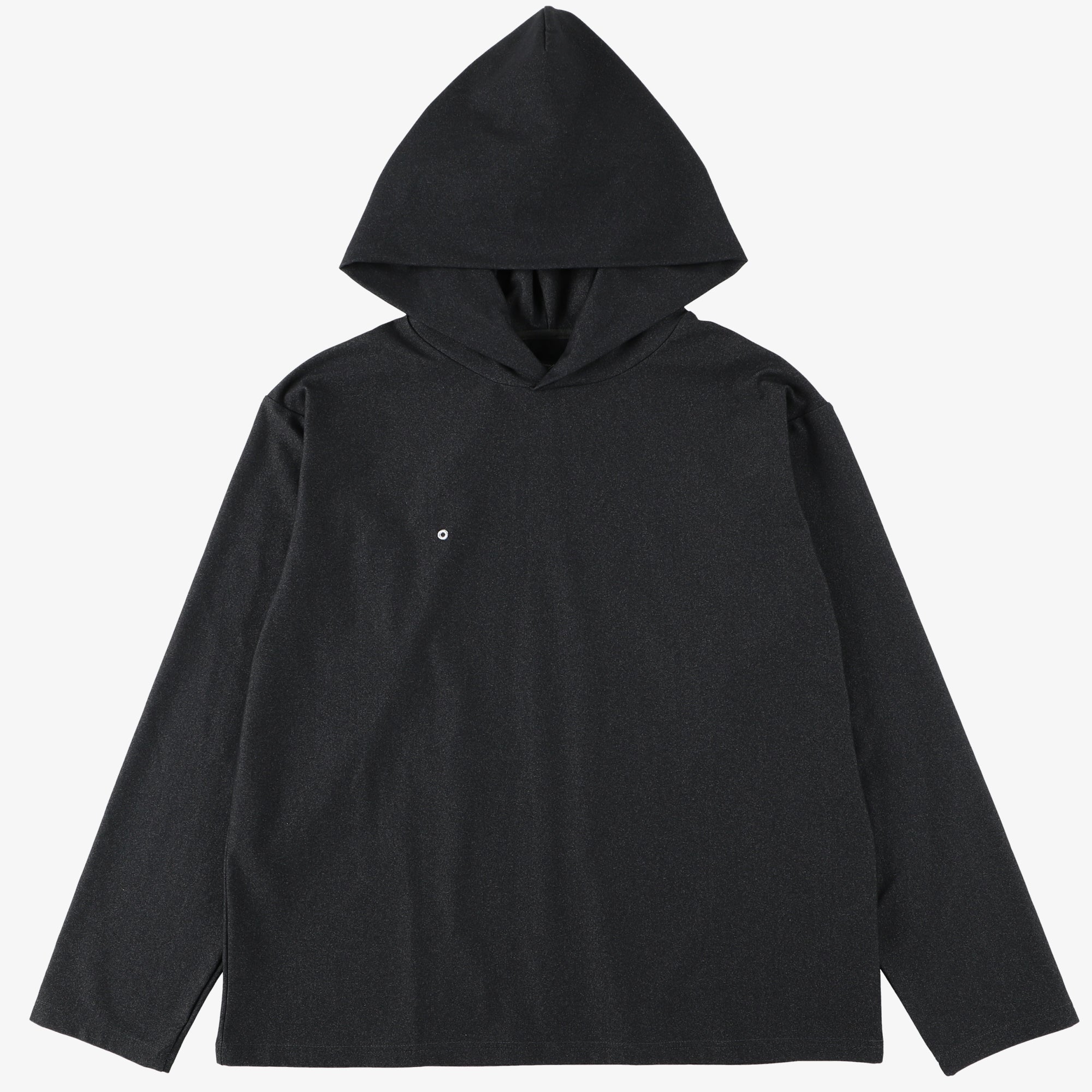 #3607 E-Z Hoodie LLC MPJ / mid weight poly jersey dark charcoal heather