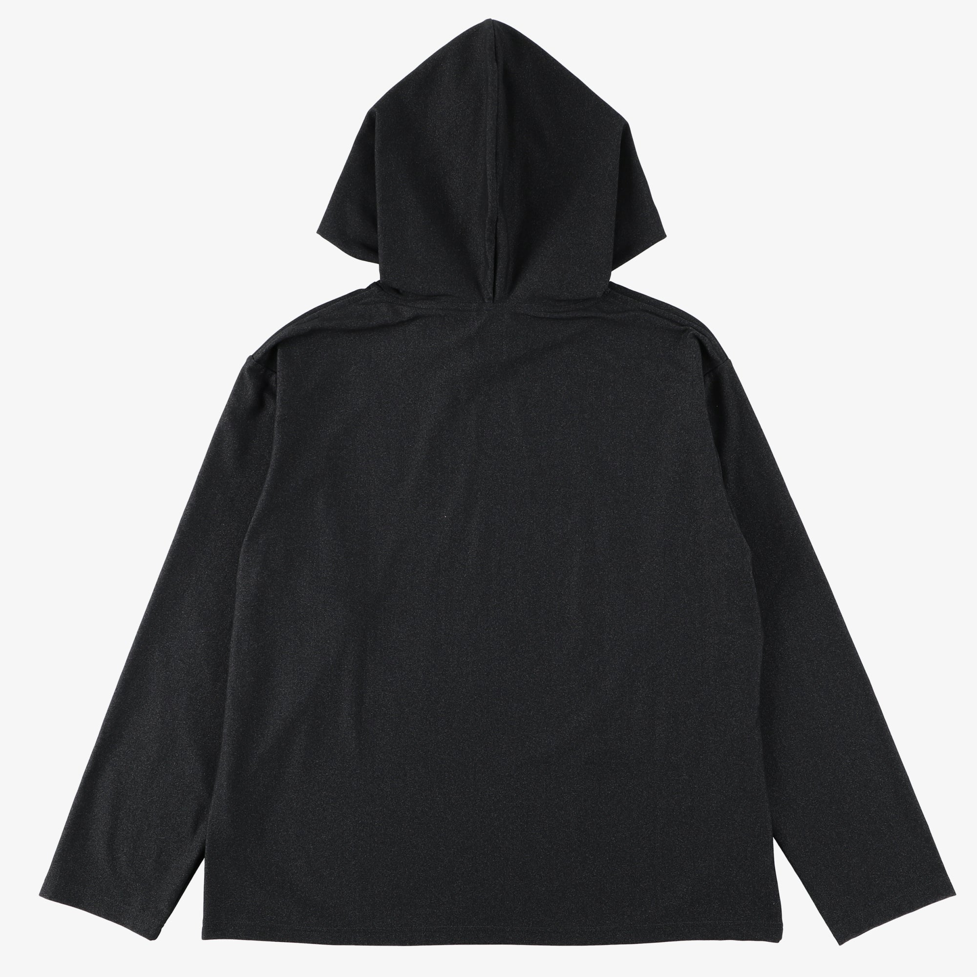 #3607 E-Z Hoodie LLC MPJ / mid weight poly jersey dark charcoal heather