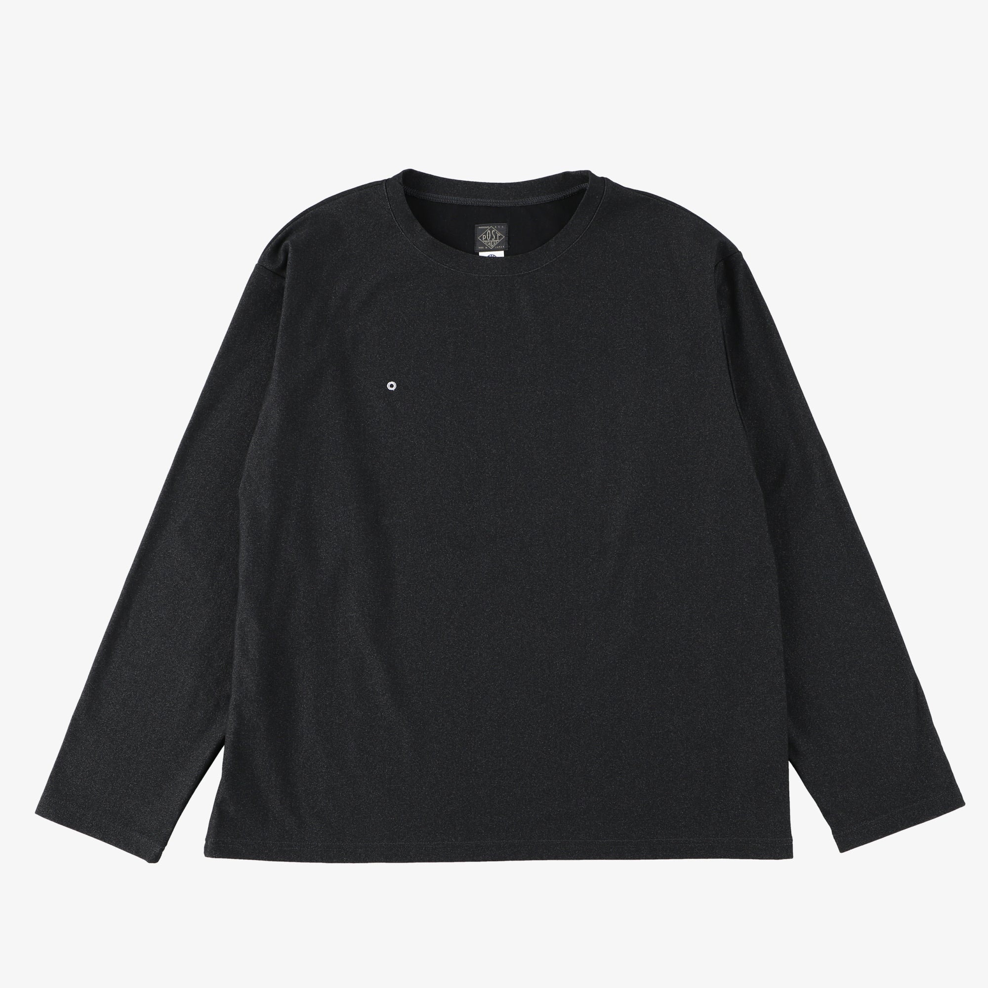 #3608 E-Z L/S Tee MPJ : mid weight poly jersey dark charcoal heather
