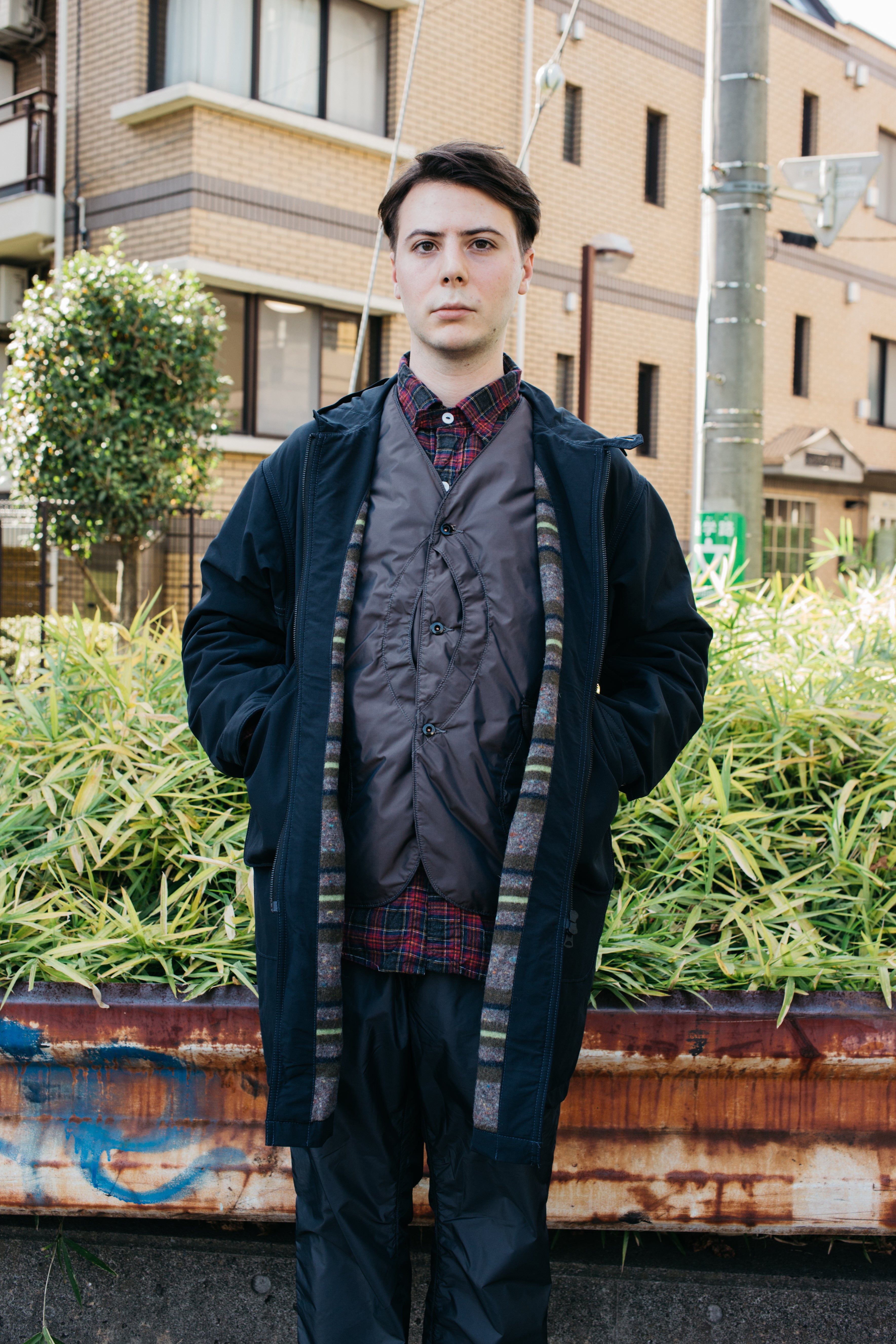 #3106 DEE Coat CNW2 : C/N weather trashed wool black
