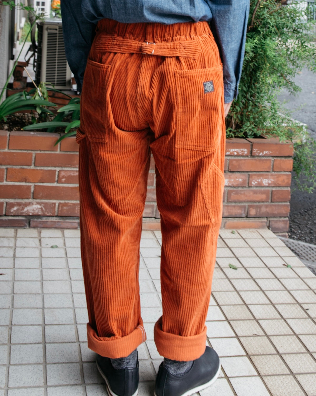 Post Overalls x Battenwear Army Pants : 5 Wale corduroy Burnt Orange 