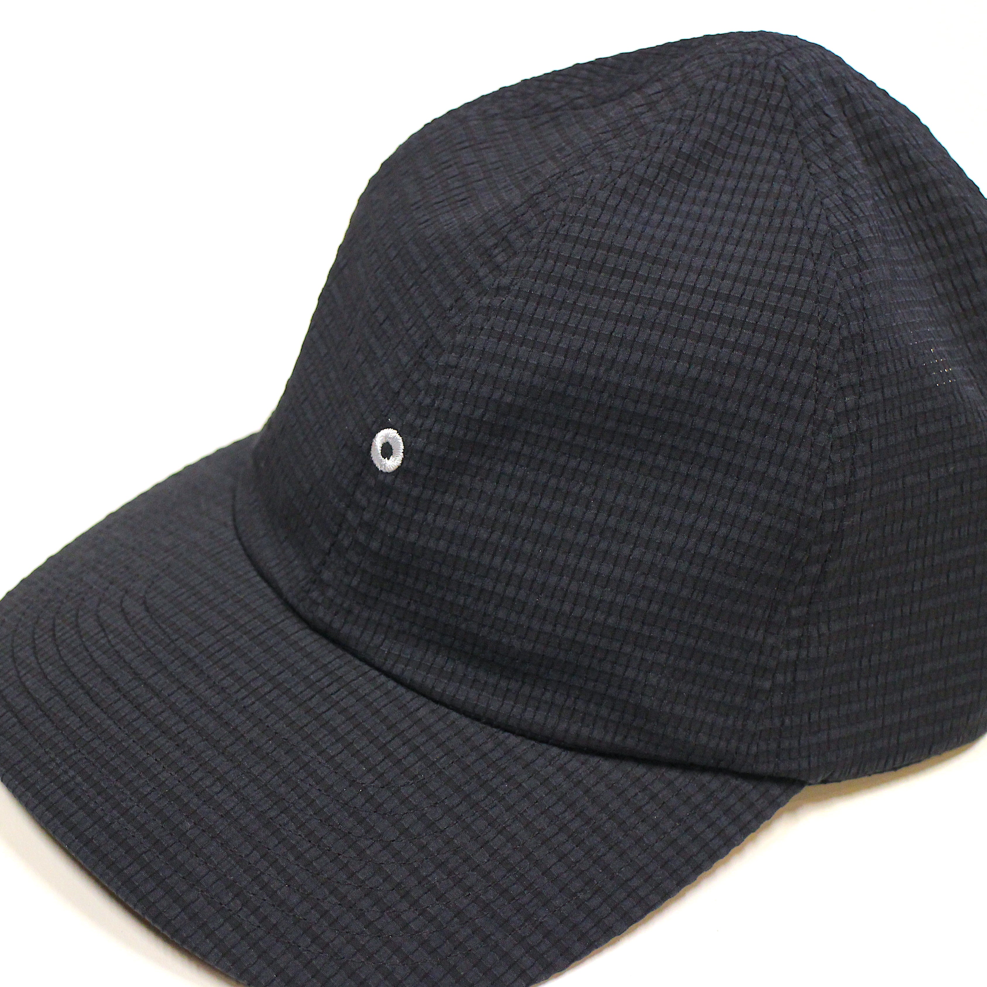 #3903 POST Ball Cap PS2 : poly mesh seersucker navy
