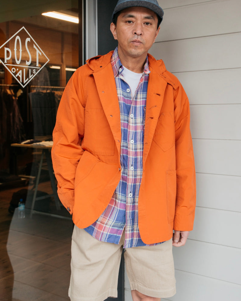Post Overalls x Battenwear SWEETBEAR w/Hood : 60/40 Cloth orange