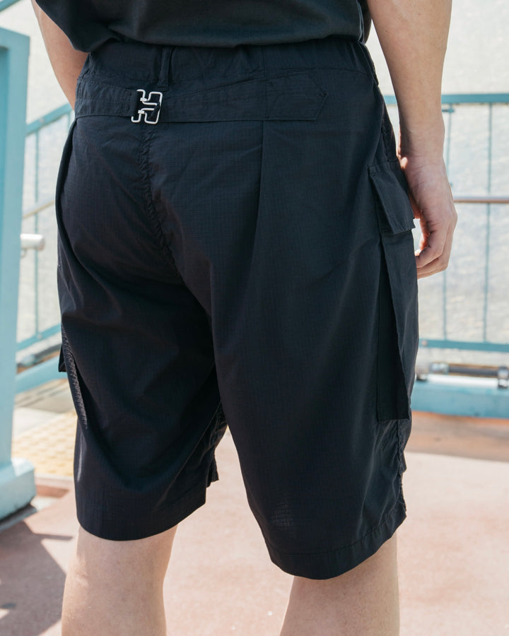 【在庫処分】 3308S RS E-Z WALKABOUT Shorts : poly feather ripstop black パンツ