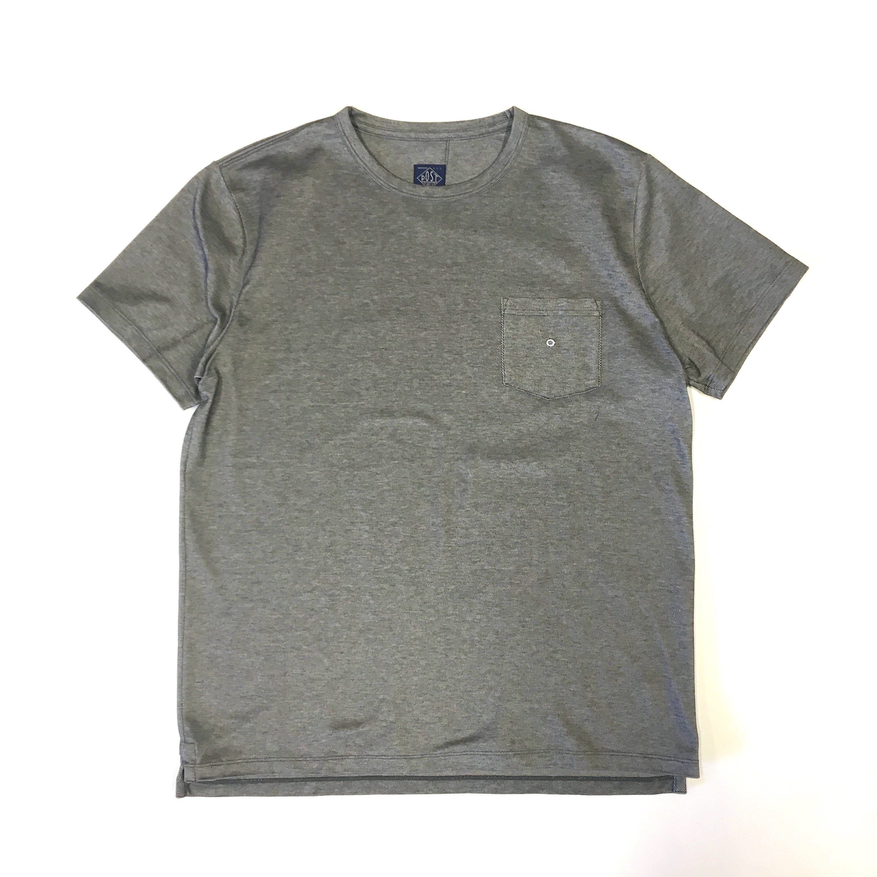 #3606 Binder Pocket Tee CMP3 : Coolmax Pique charcoal heather