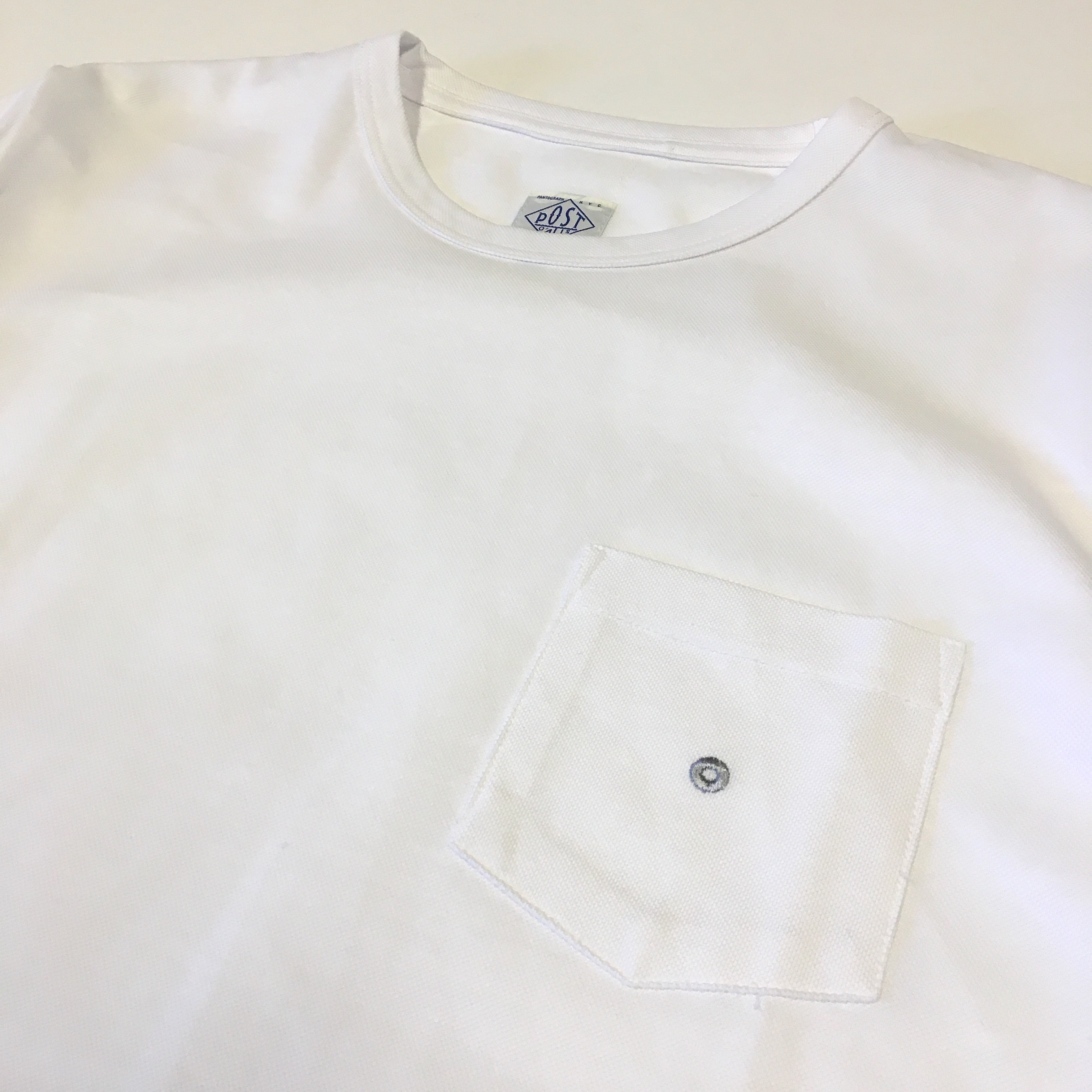 #3606 Binder Pocket Tee CMP1 : Coolmax Pique white
