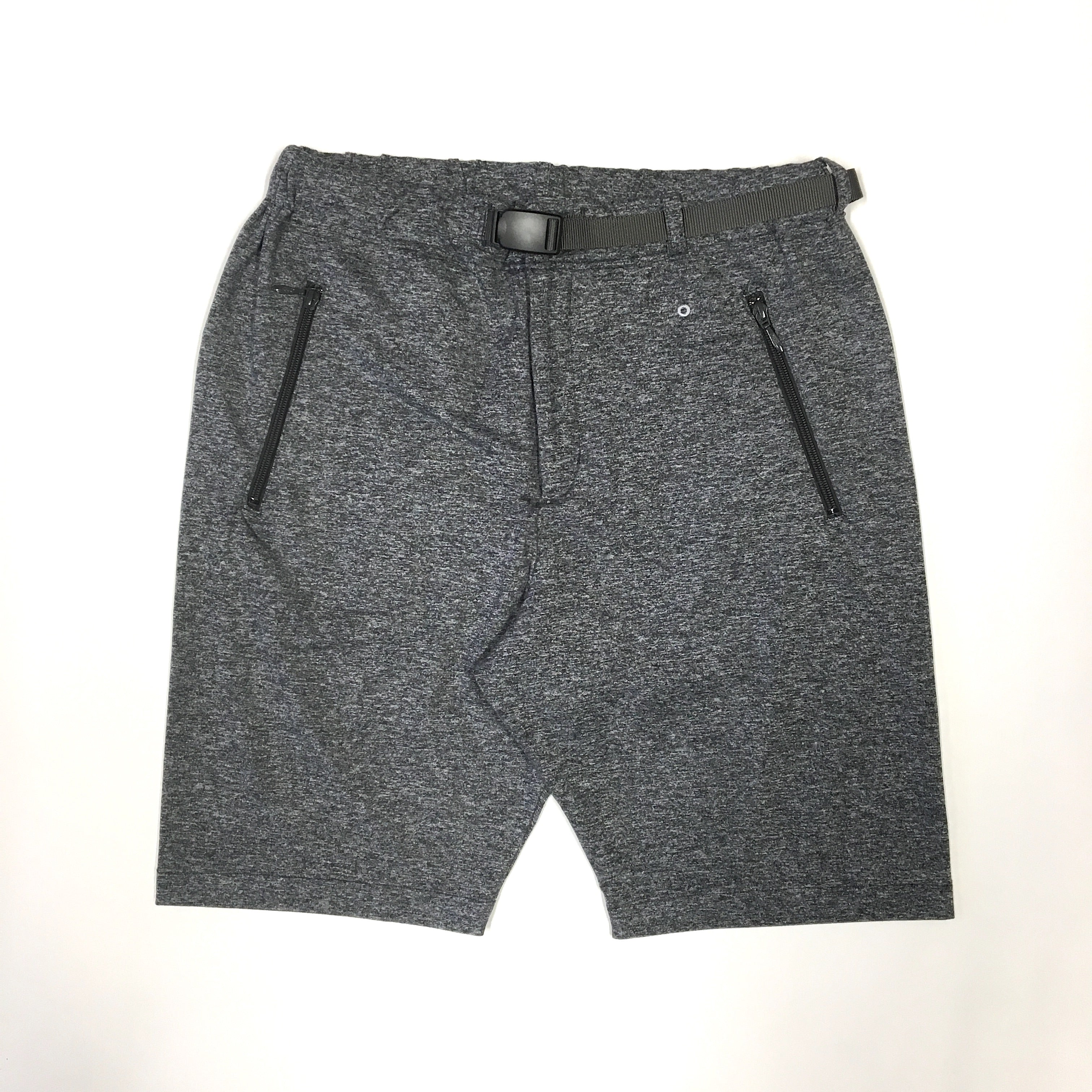 #3604-PJ2 E-Z shorts : light weight poly jersey ash heather