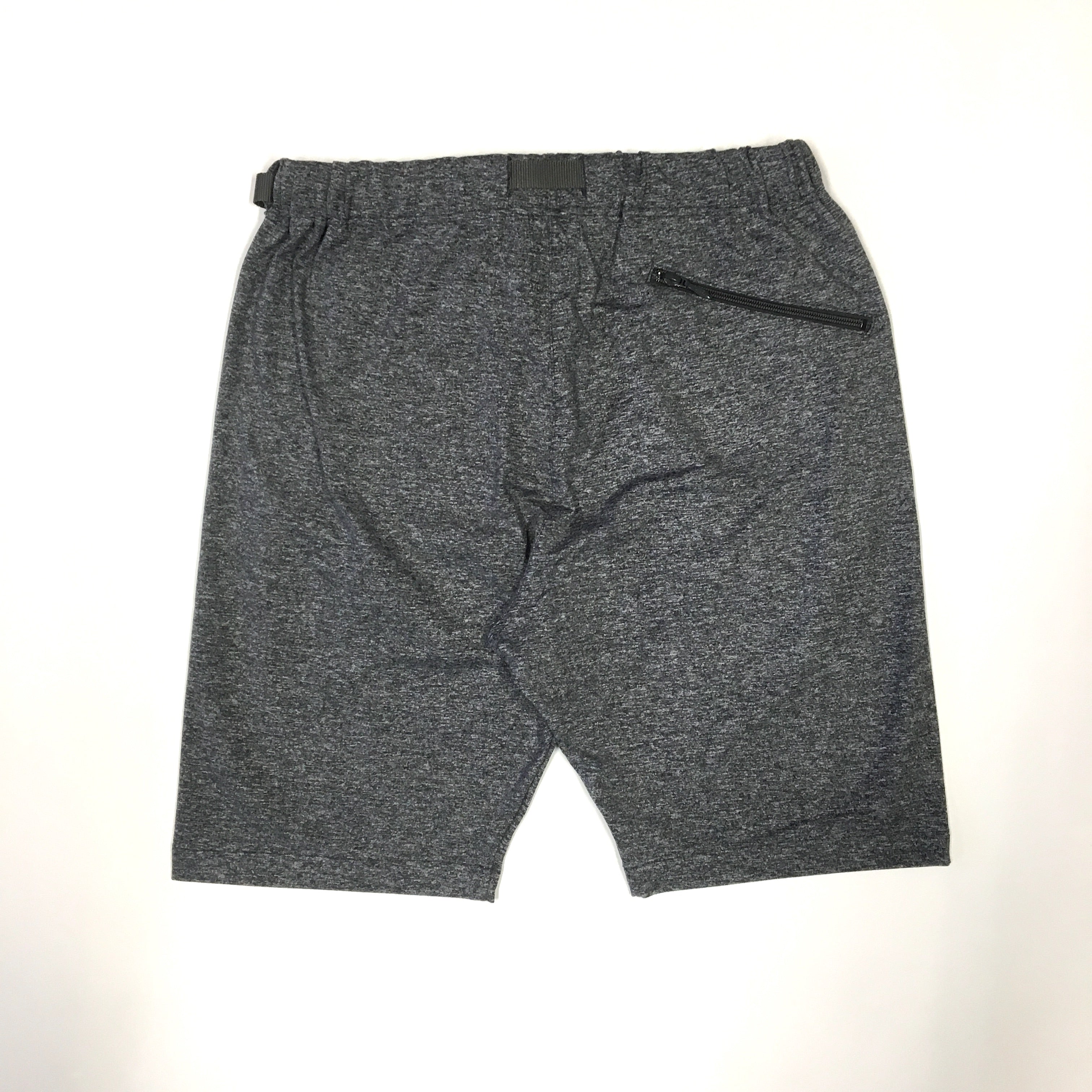 #3604-PJ2 E-Z shorts : light weight poly jersey ash heather