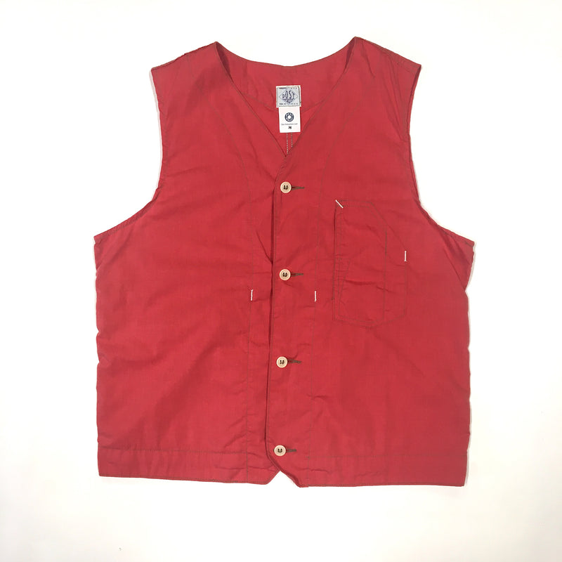 1501R No.1 Vest-R : end-on-end salmon "Dead Stock"