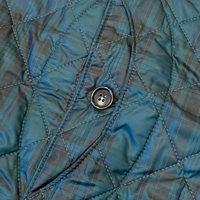 1512 Royal Traveler : quilted polyester taffeta blackwatch "Dead Stock"