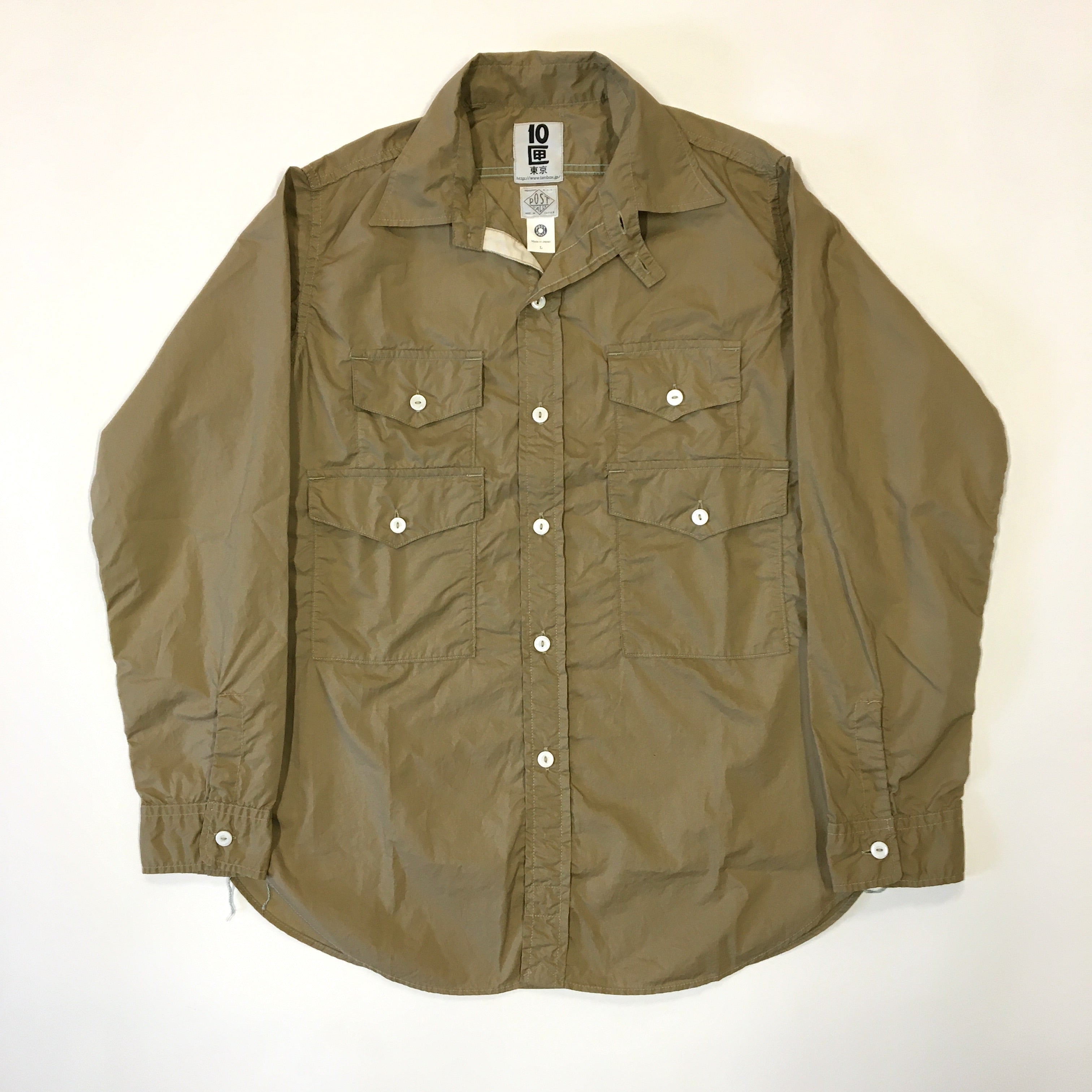 #TB02-CT TENBOX x Post O’Alls : Traveler Shirt