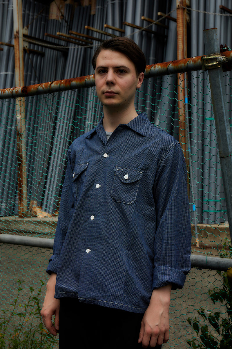 POST O'ALLS Cruzer shirts indigo - シャツ