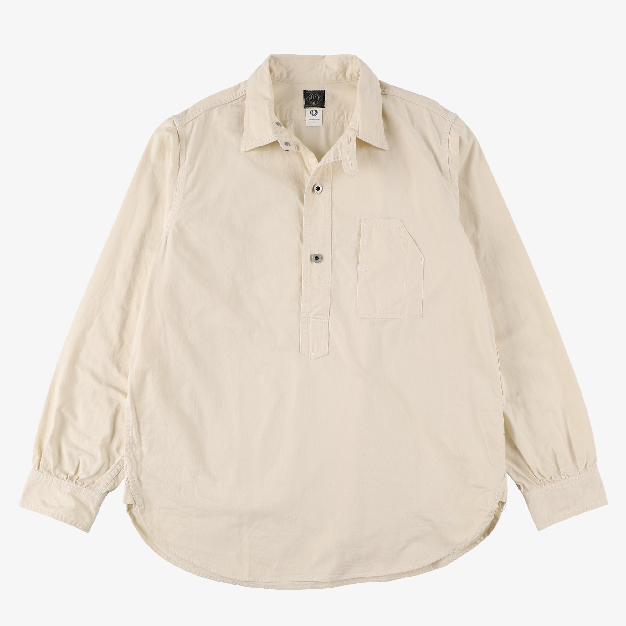 #1201 No.1 Shirt CT2 / cotton twill natural