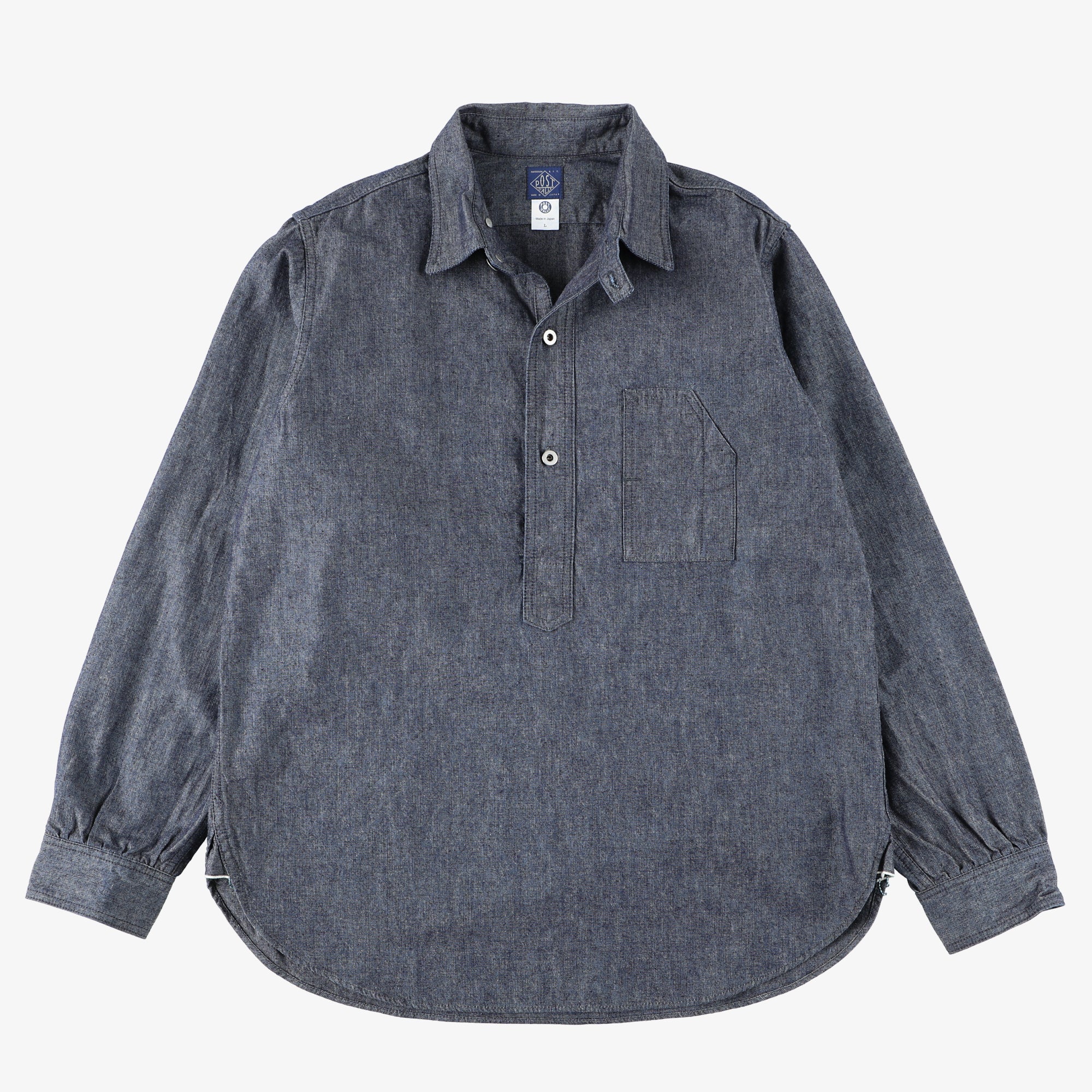#1201 No.1 Shirt HC / heavy chambray indigo