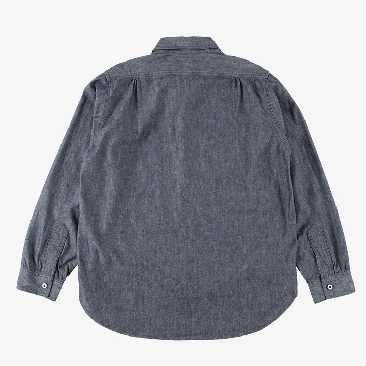 #1201 No.1 Shirt HC / heavy chambray indigo – POST OʼALLS
