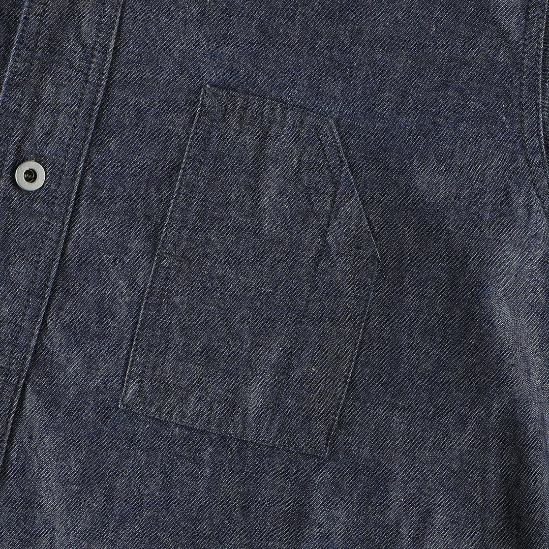 1201 No.1 Shirt HC / heavy chambray indigo – POST OʼALLS