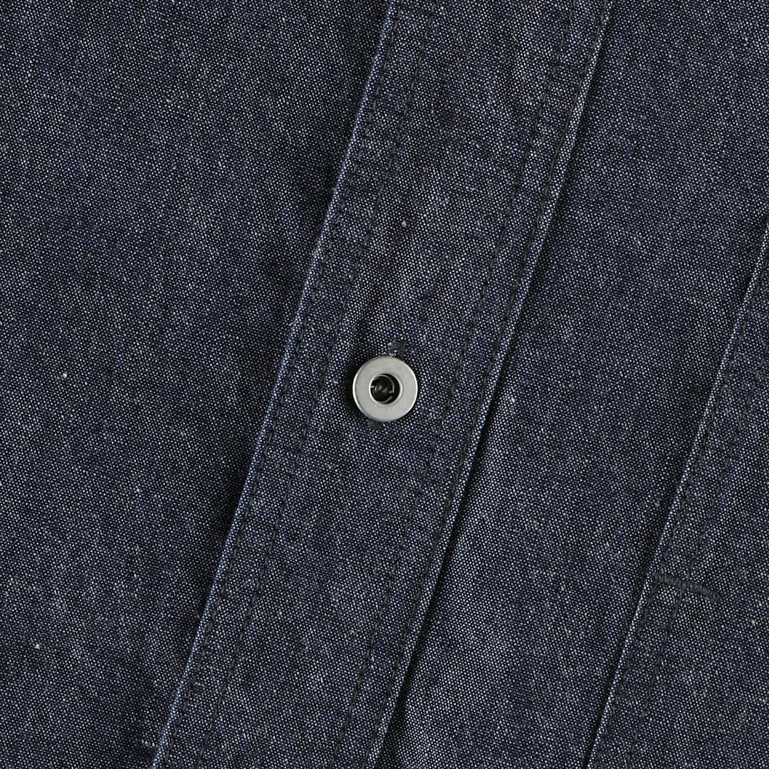 1201 No.1 Shirt HC / heavy chambray indigo – POST OʼALLS 1201 No.1 Shirt HC / heavy chambray indigo – POST OʼALLS
