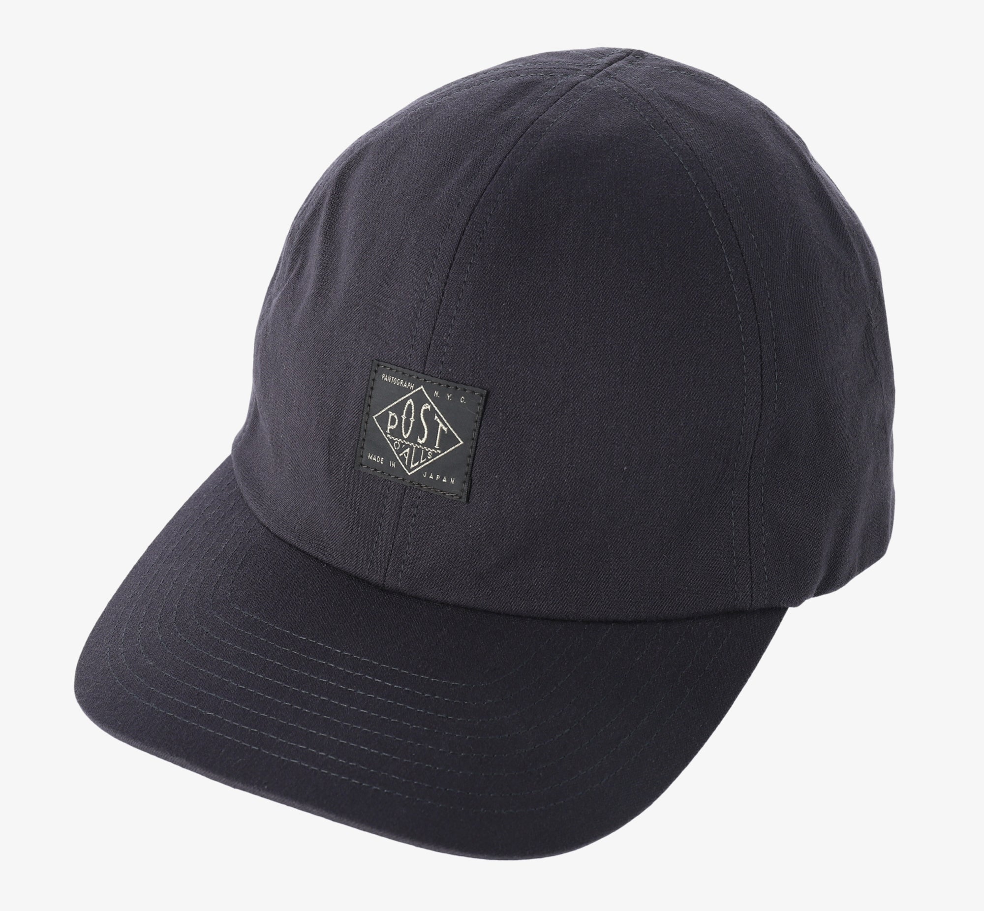 #4101 POST Ball Cap CT1 : cotton twill black