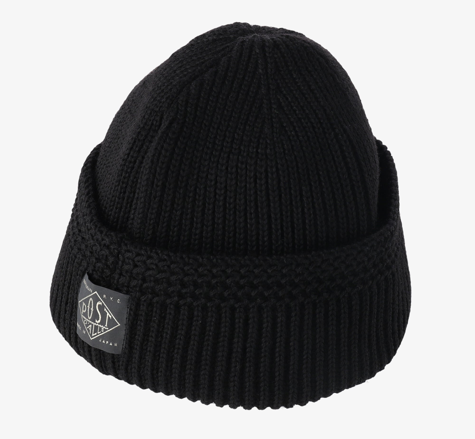 #4102 POST Beanie 3 : wool knit black (Shop Special)