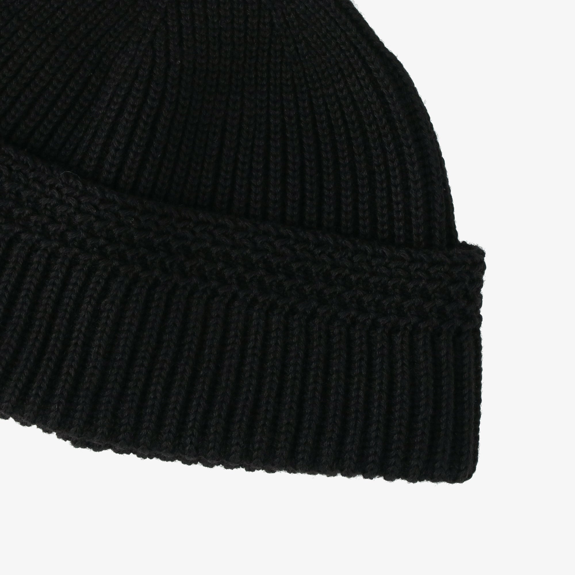 #4102 POST Beanie 3 : wool knit black (Shop Special)