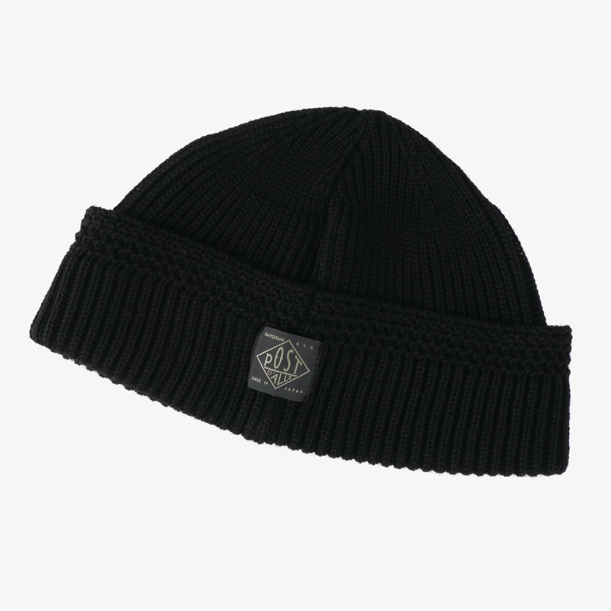 #4102 POST Beanie 3 : wool knit black (Shop Special)