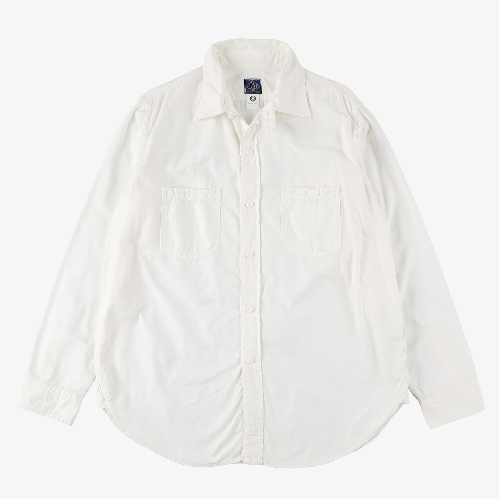 #2216 The POST III-R-W CO : cotton oxford white