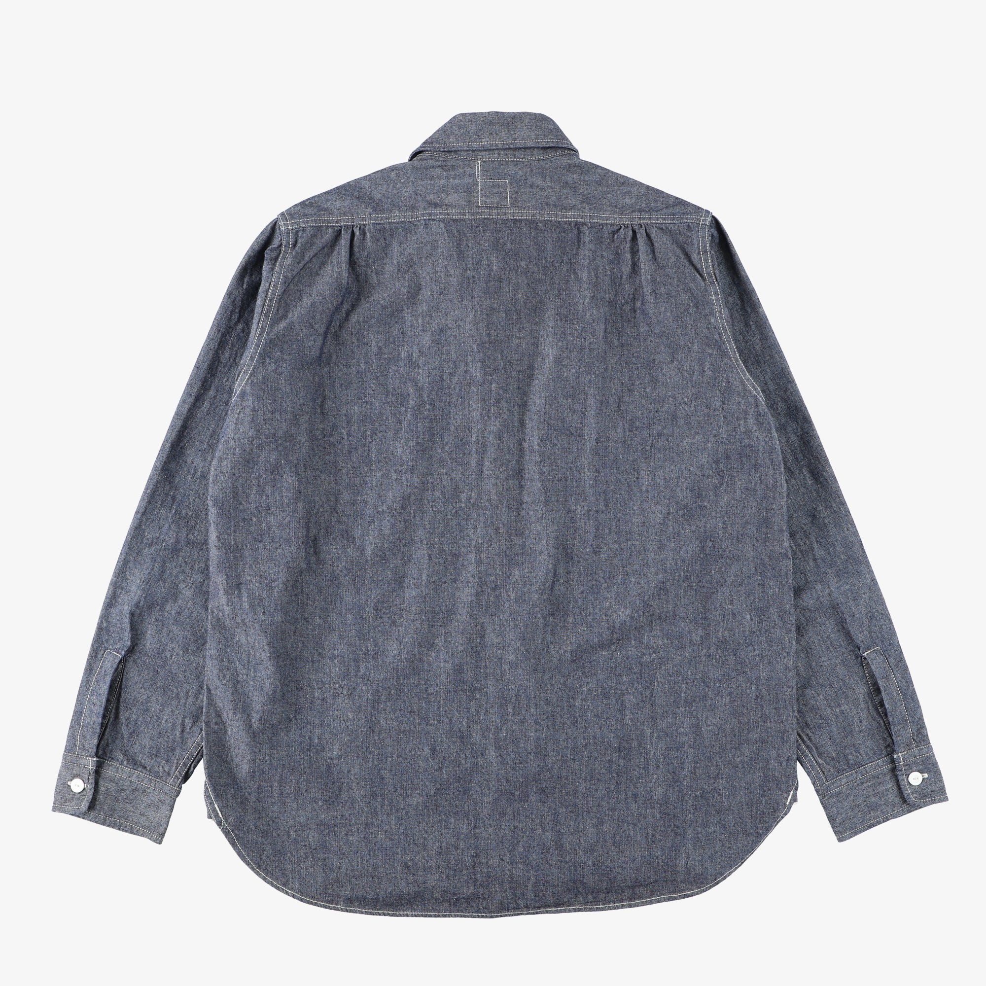 #2216 The POST III-R-W HC / heavy chambray indigo