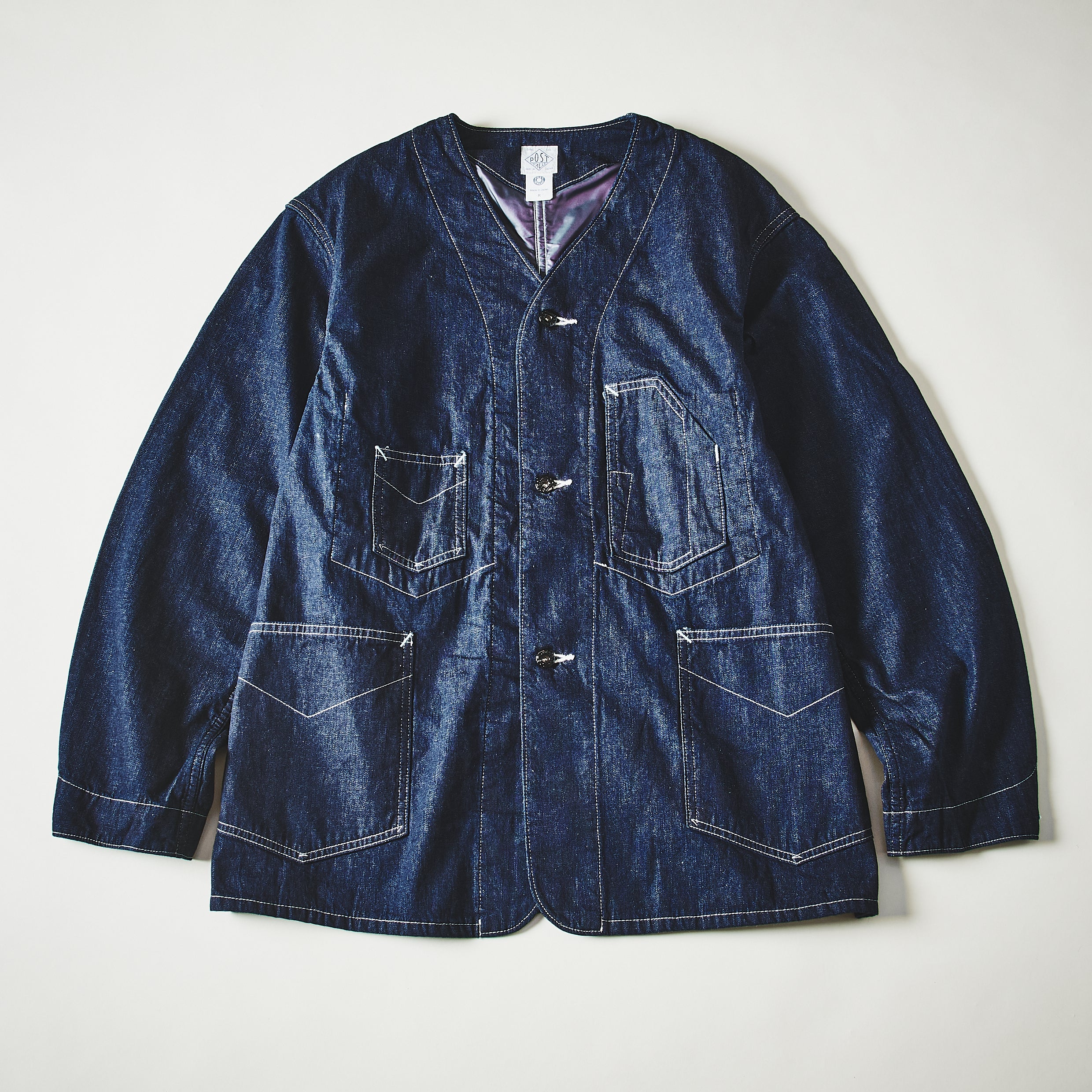 #3111DV-8DI De Luxe Railroader 2 DV : 8 oz. denim w/taffeta lining indigo