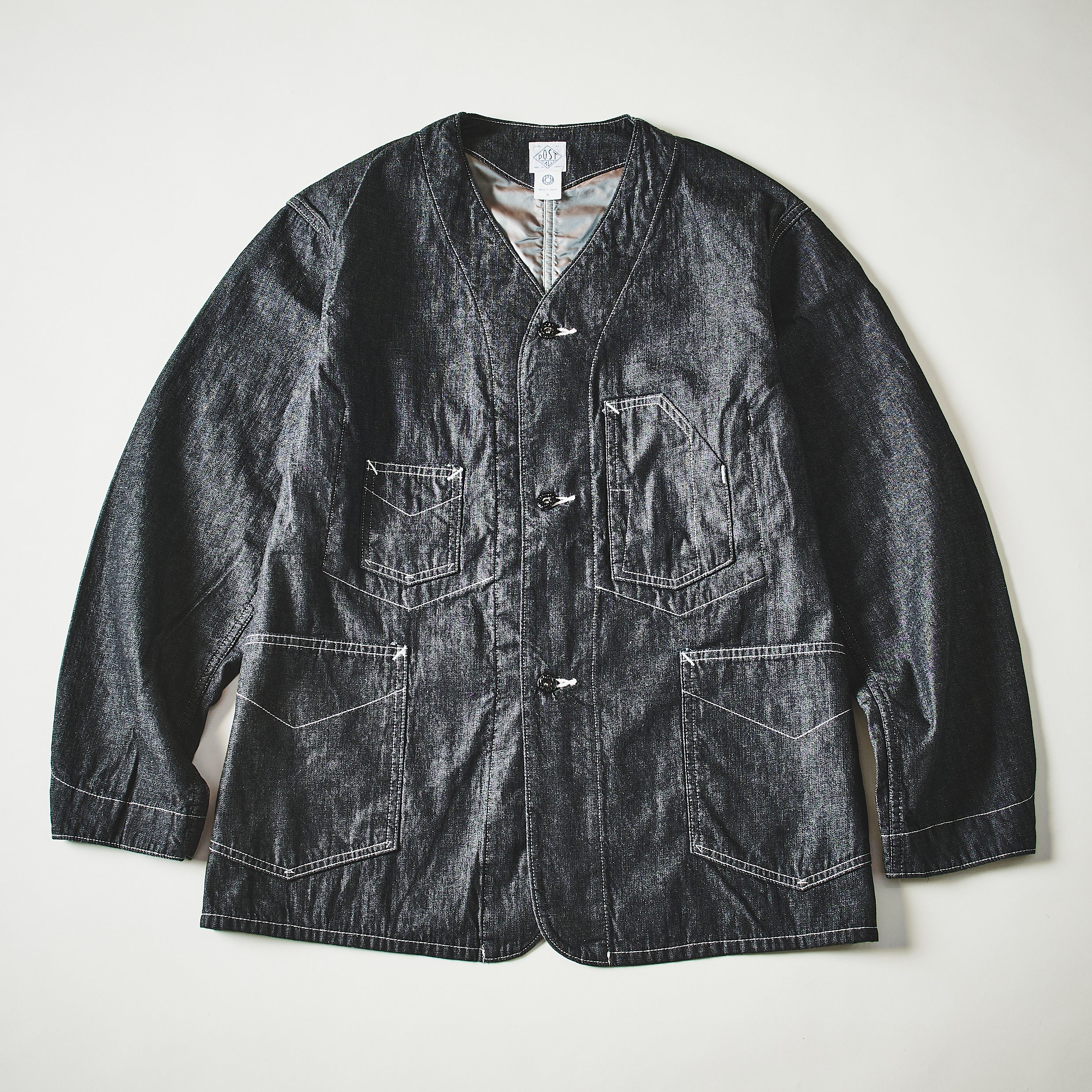 #3111DV-8DB De Luxe Railroader 2 DV : 8 oz. denim w/taffeta lining black