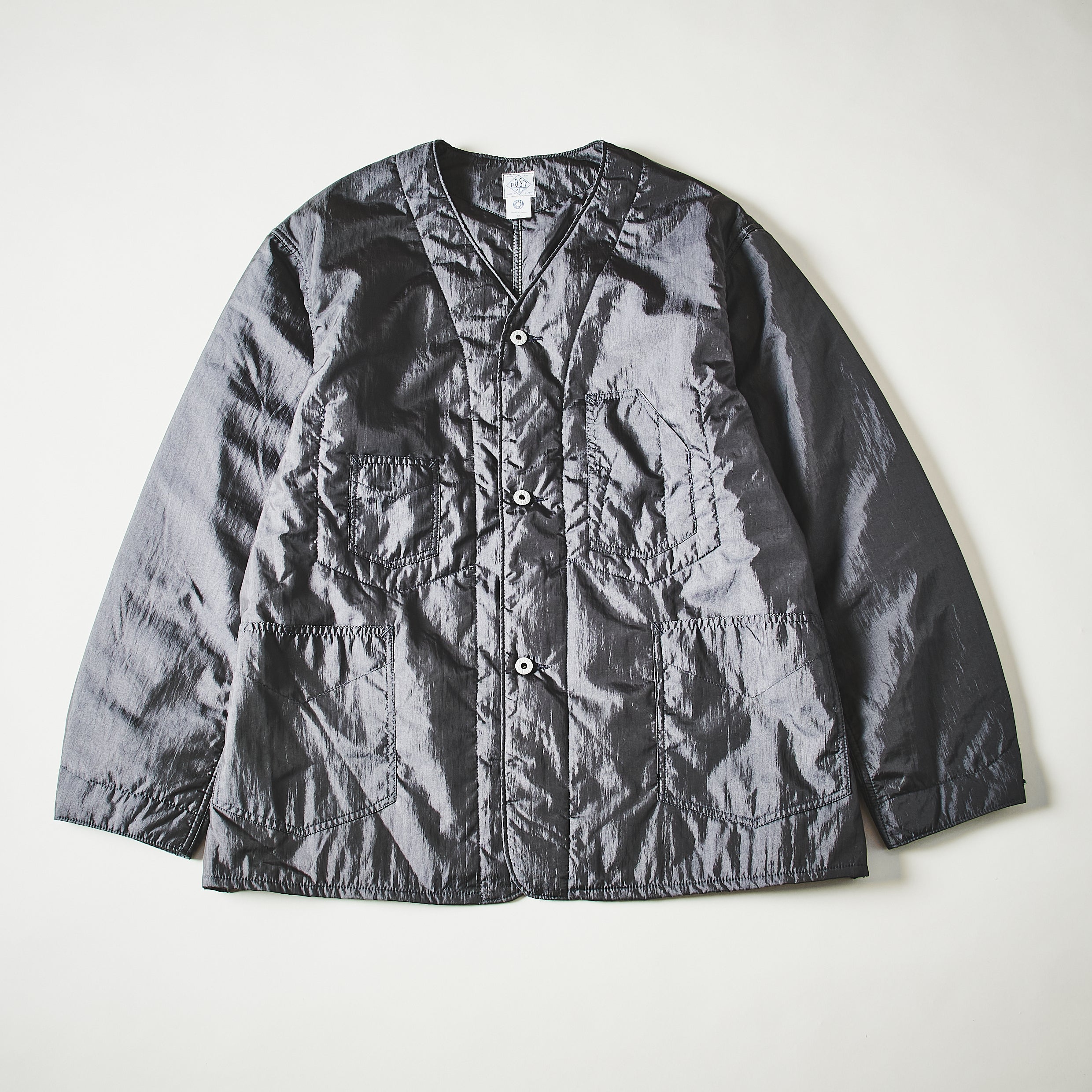 #3111DV-CT1 De Luxe Railroader 2 DV : crinkle nylon taffeta w/Thinsulate charcoal